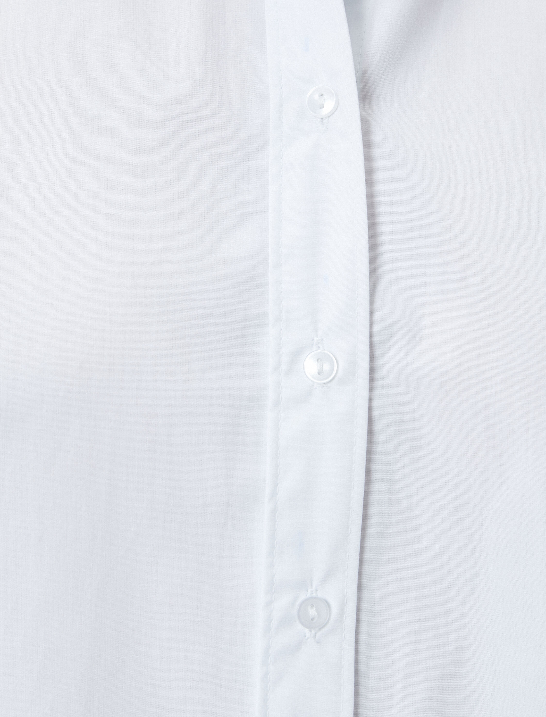   Basic Poplin Gömlek Uzun Kollu Düğmeli Pamuklu