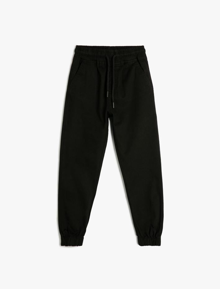 Erkek Çocuk Basic Jogger Pantolon Pamuklu