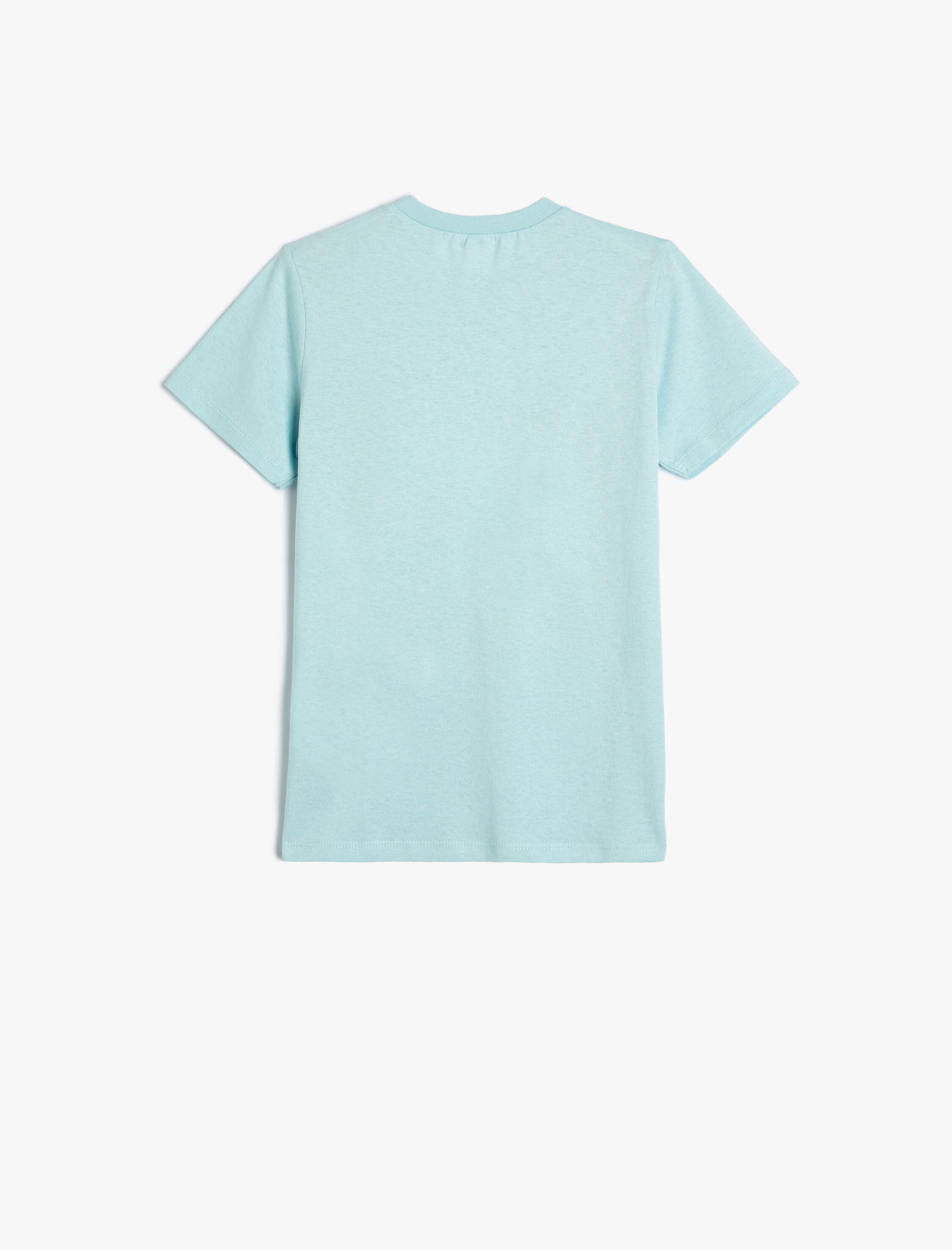  Erkek Çocuk Dinozorlu Tişört Kısa Kollu Bisiklet Yaka Pamuklu