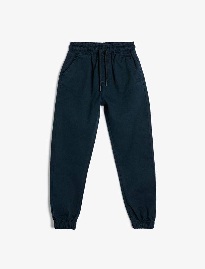 Erkek Çocuk Basic Jogger Pantolon Pamuklu
