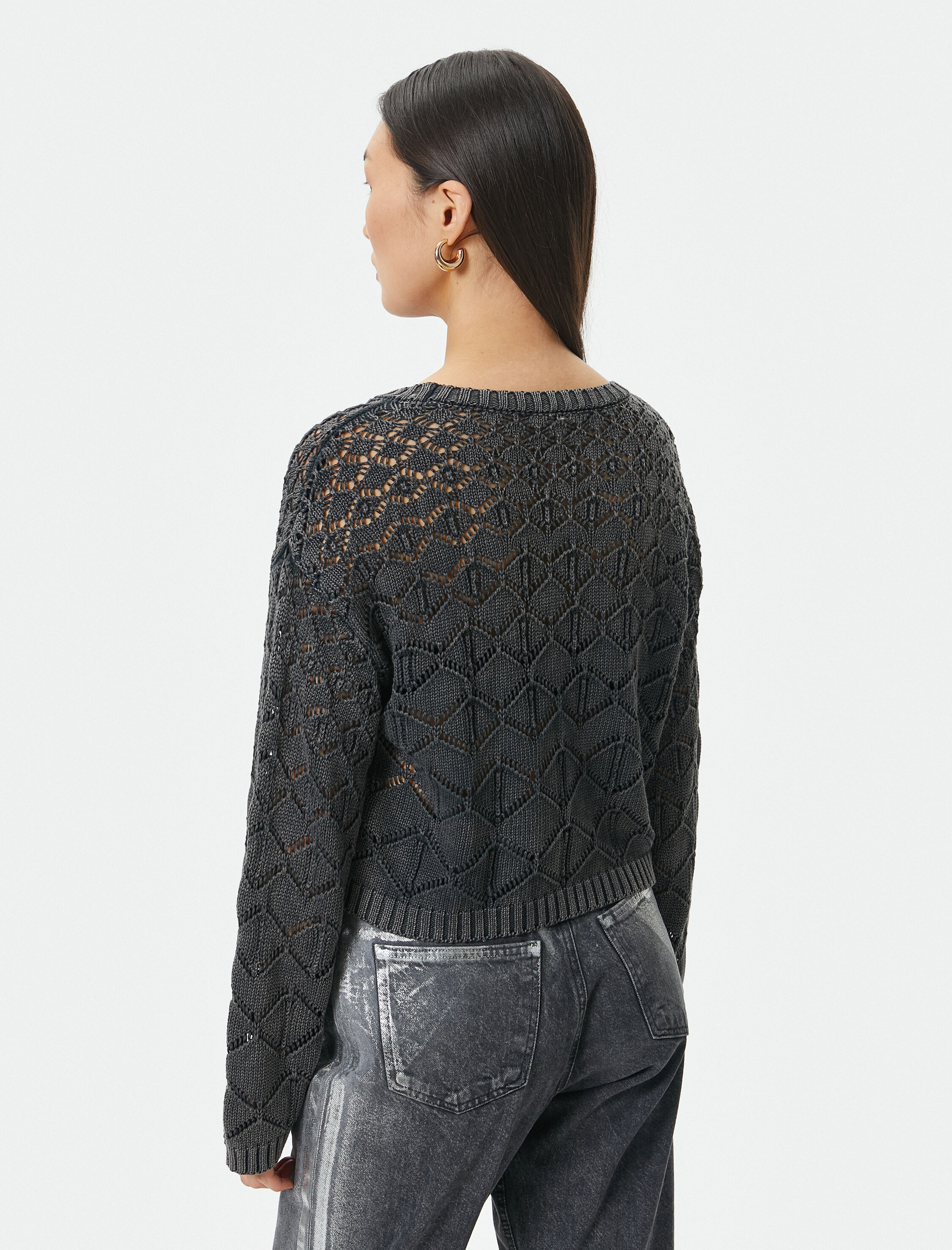   Ajurlu File Kazak Uzun Kollu Bisiklet Yaka