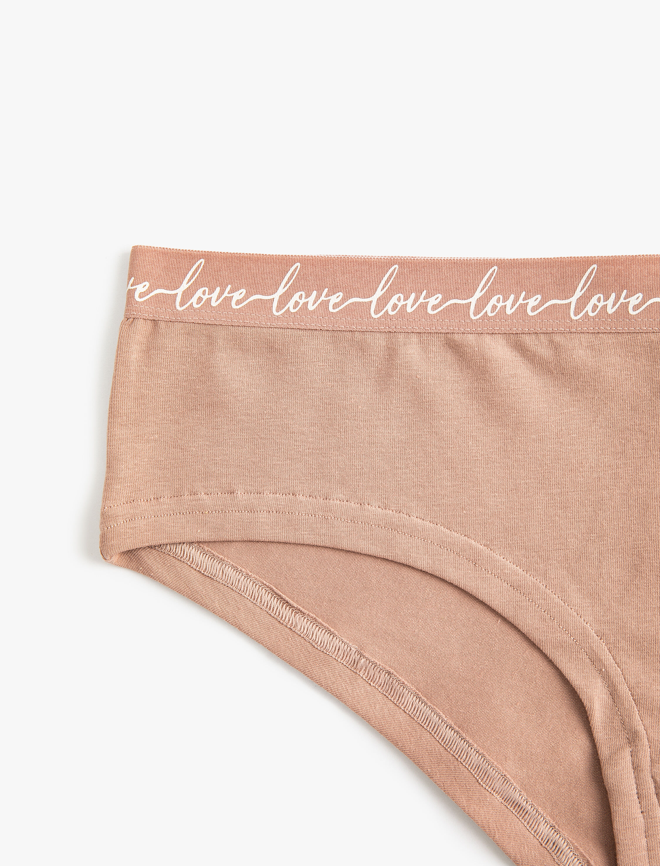   Hipster Külot Slogan Baskılı Yüksek Bel