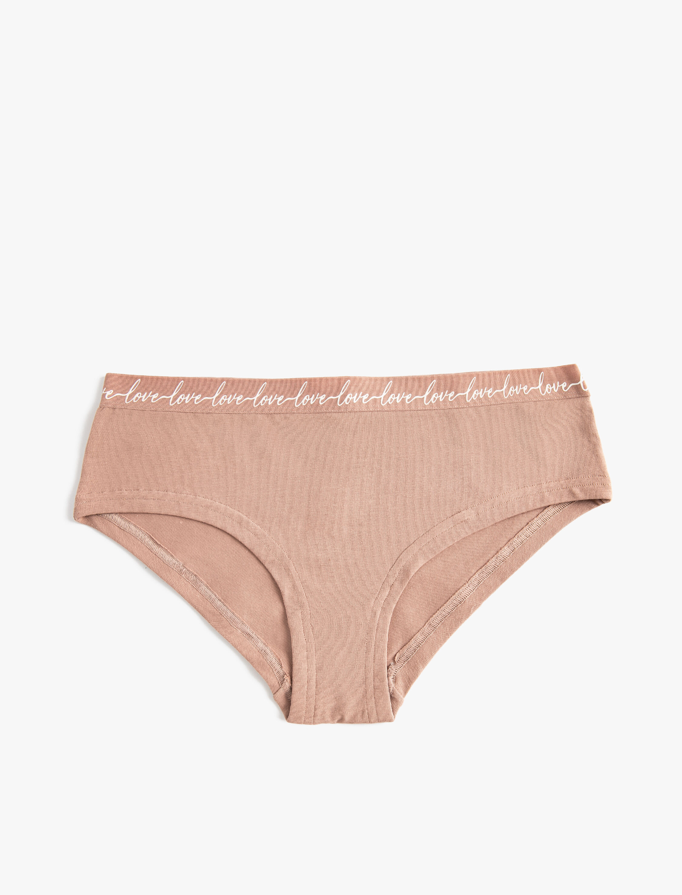   Hipster Külot Slogan Baskılı Yüksek Bel