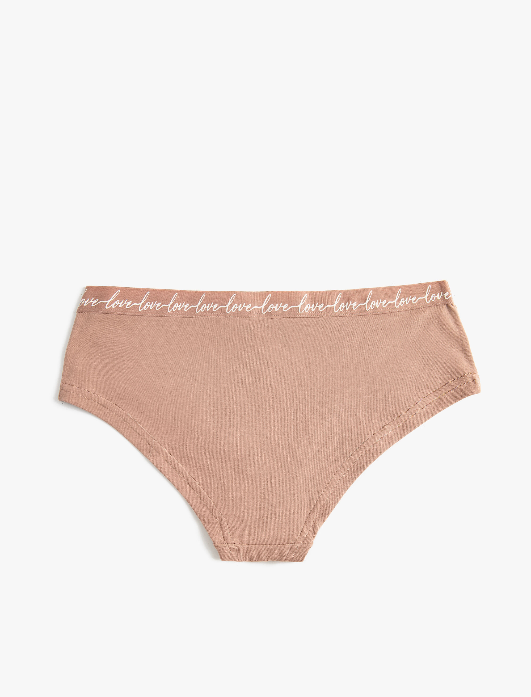   Hipster Külot Slogan Baskılı Yüksek Bel