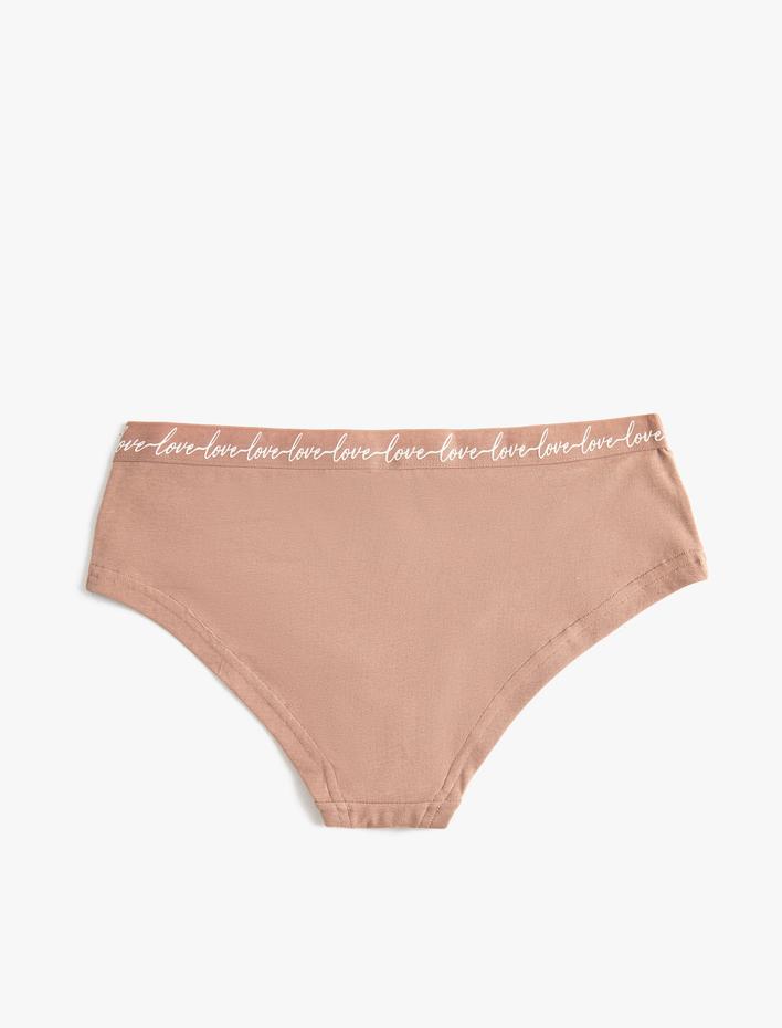  Hipster Külot Slogan Baskılı Yüksek Bel