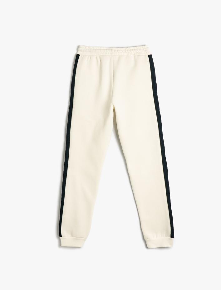 Erkek Çocuk Jogger Eşofman Altı Cepli Beli Bağlamalı Şardonlu