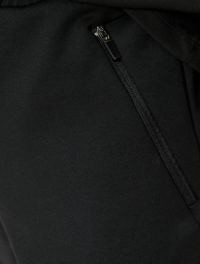 Spor Eşofman Altı Jogger Beli Bağcıklı Dikiş Detaylı Cepli_5