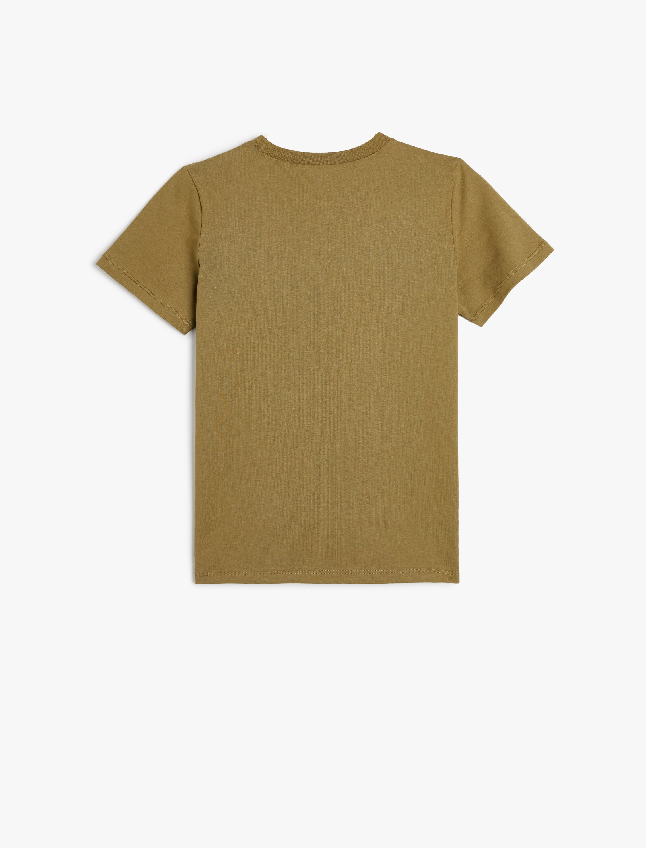  Erkek Çocuk Dinozorlu Tişört Kısa Kollu Bisiklet Yaka Pamuklu