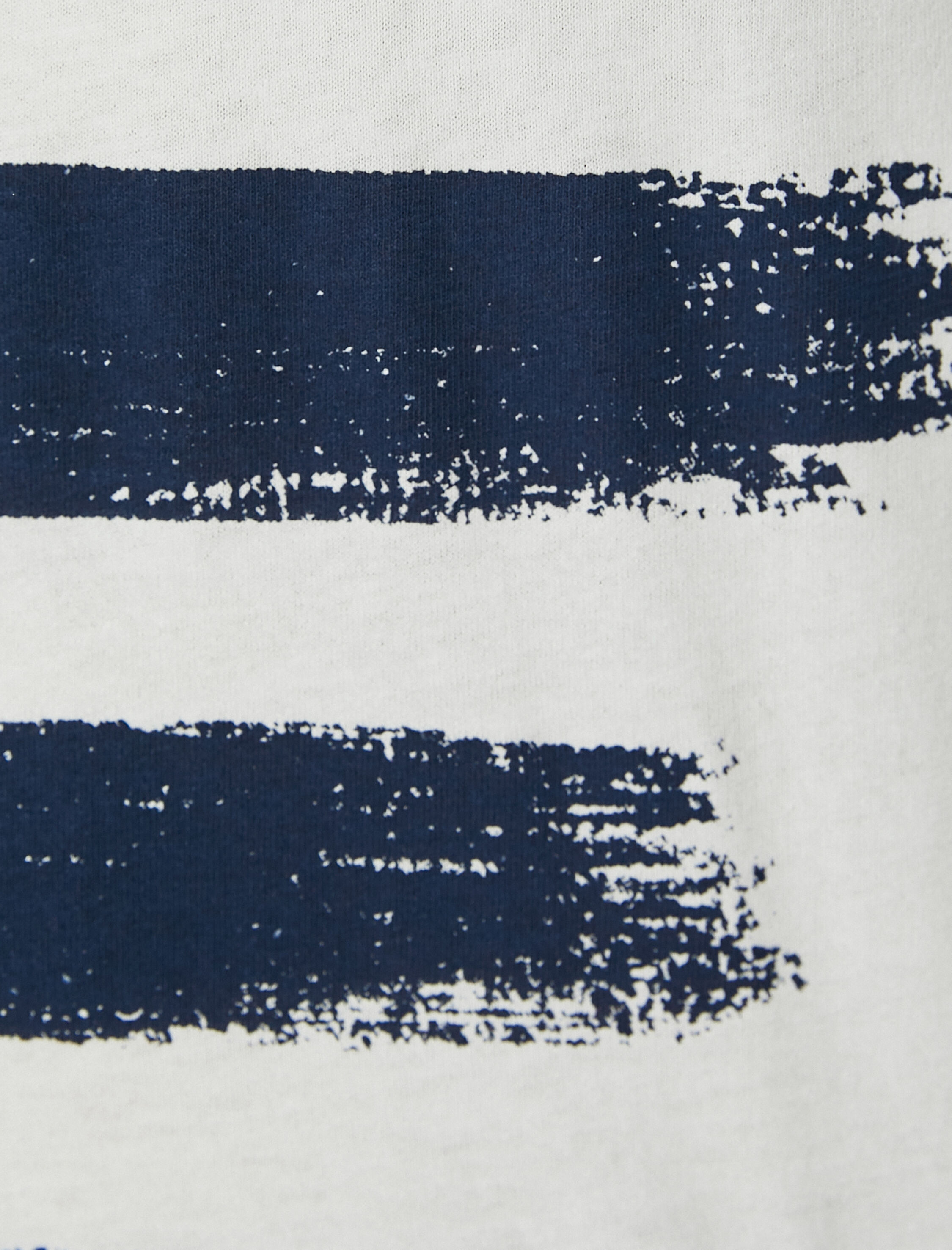   Soyut Baskılı Tişört Bisiklet Yaka Kısa Kollu Pamuklu