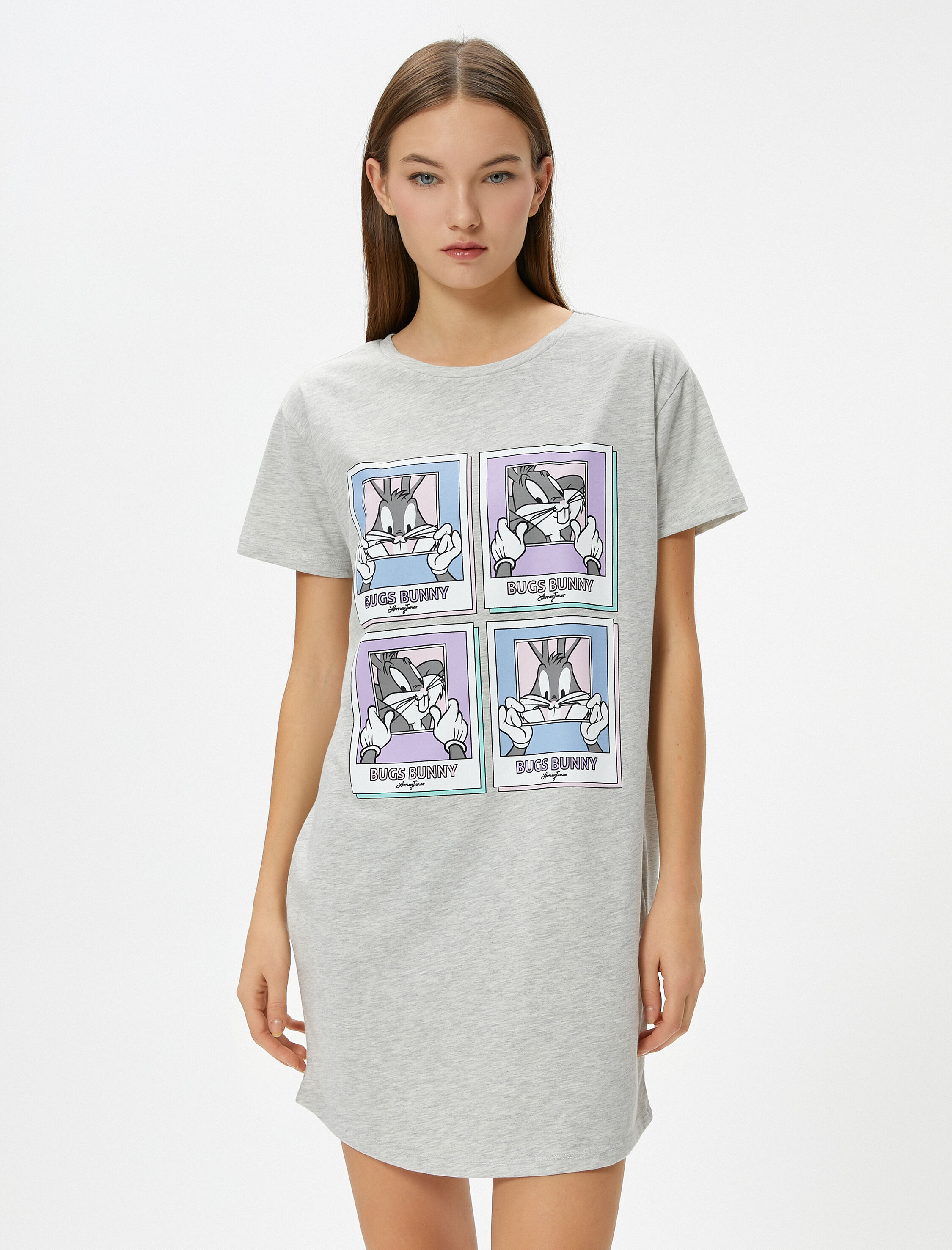   Bugs Bunny Gecelik Kısa Kollu Baskılı Lisanslı