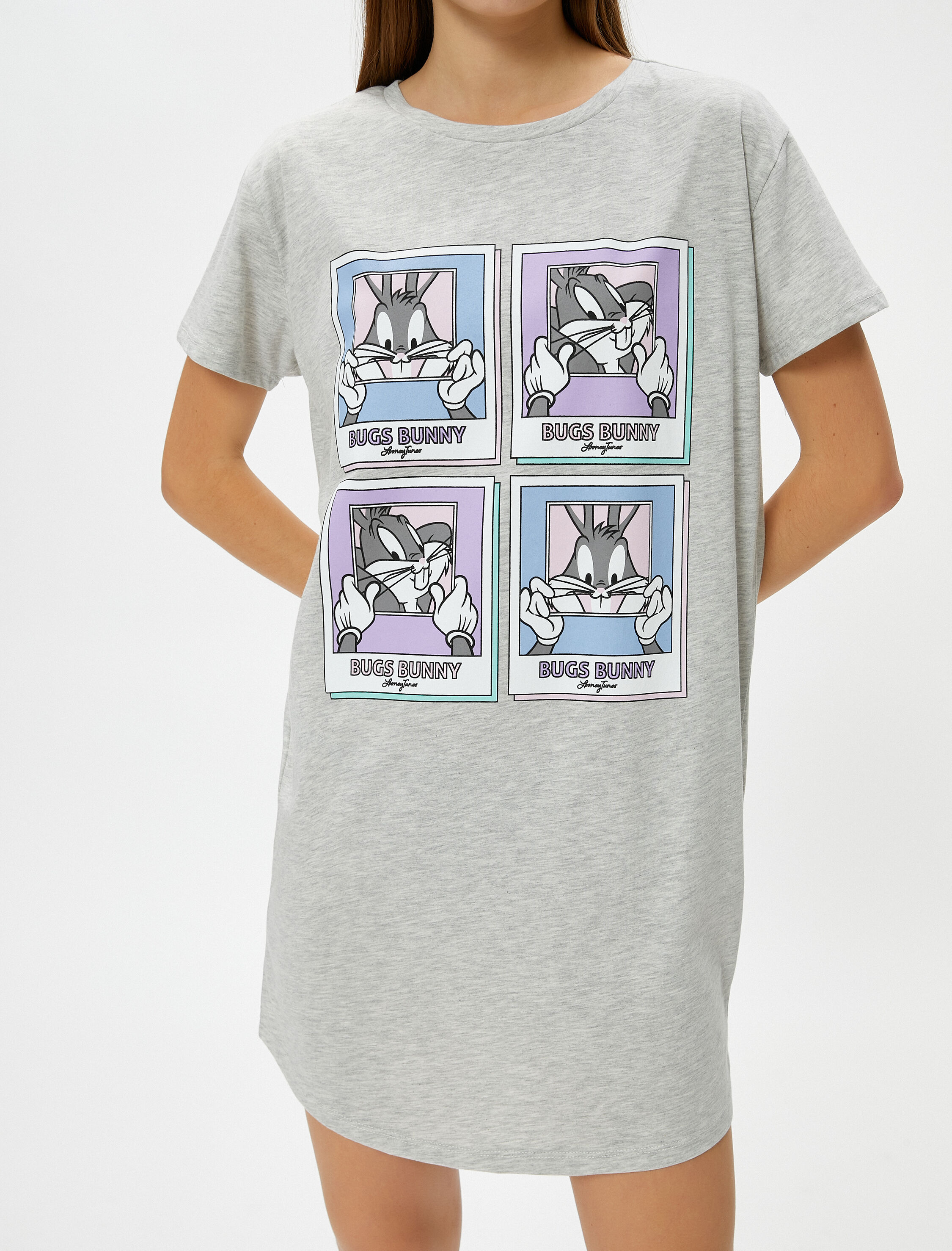   Bugs Bunny Gecelik Kısa Kollu Baskılı Lisanslı