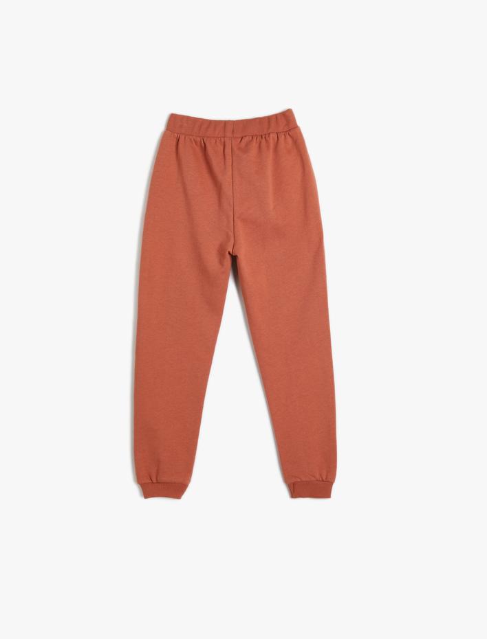 Erkek Bebek Basic Jogger Eşofman Altı Cepli Beli Bağlamalı Şardonlu Pamuklu