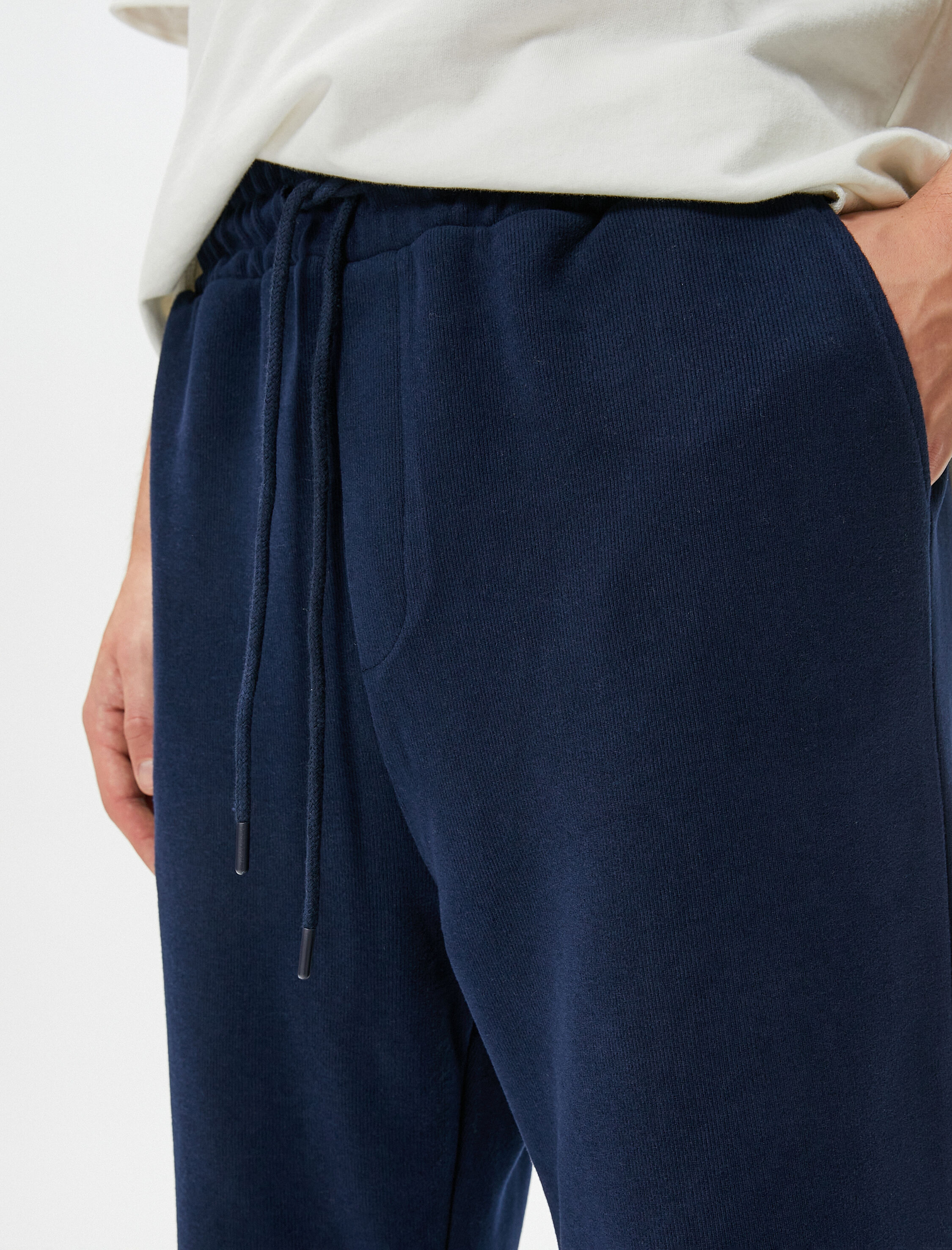   Oversize Eşofman Altı Beli Bağcıklı Bol Paça Cep Detaylı