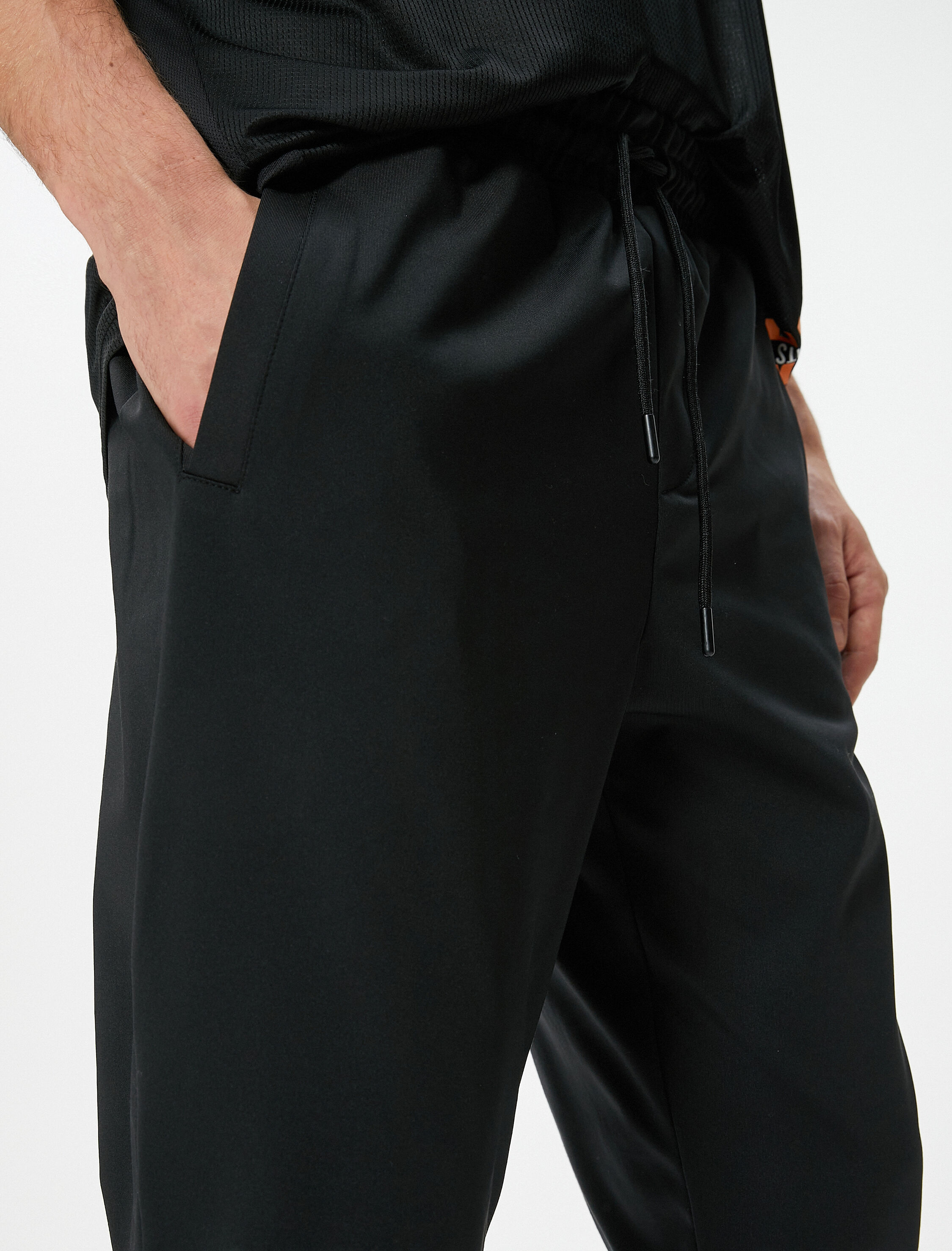   Jogger Eşofman Altı Beli Bağcıklı Cep Detaylı