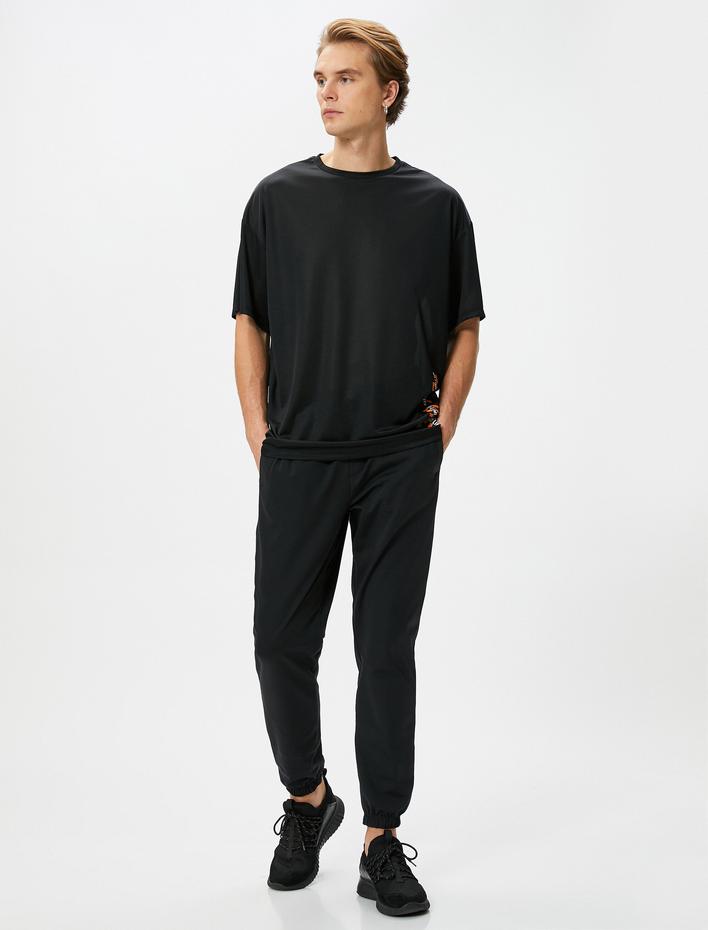  Jogger Eşofman Altı Beli Bağcıklı Cep Detaylı