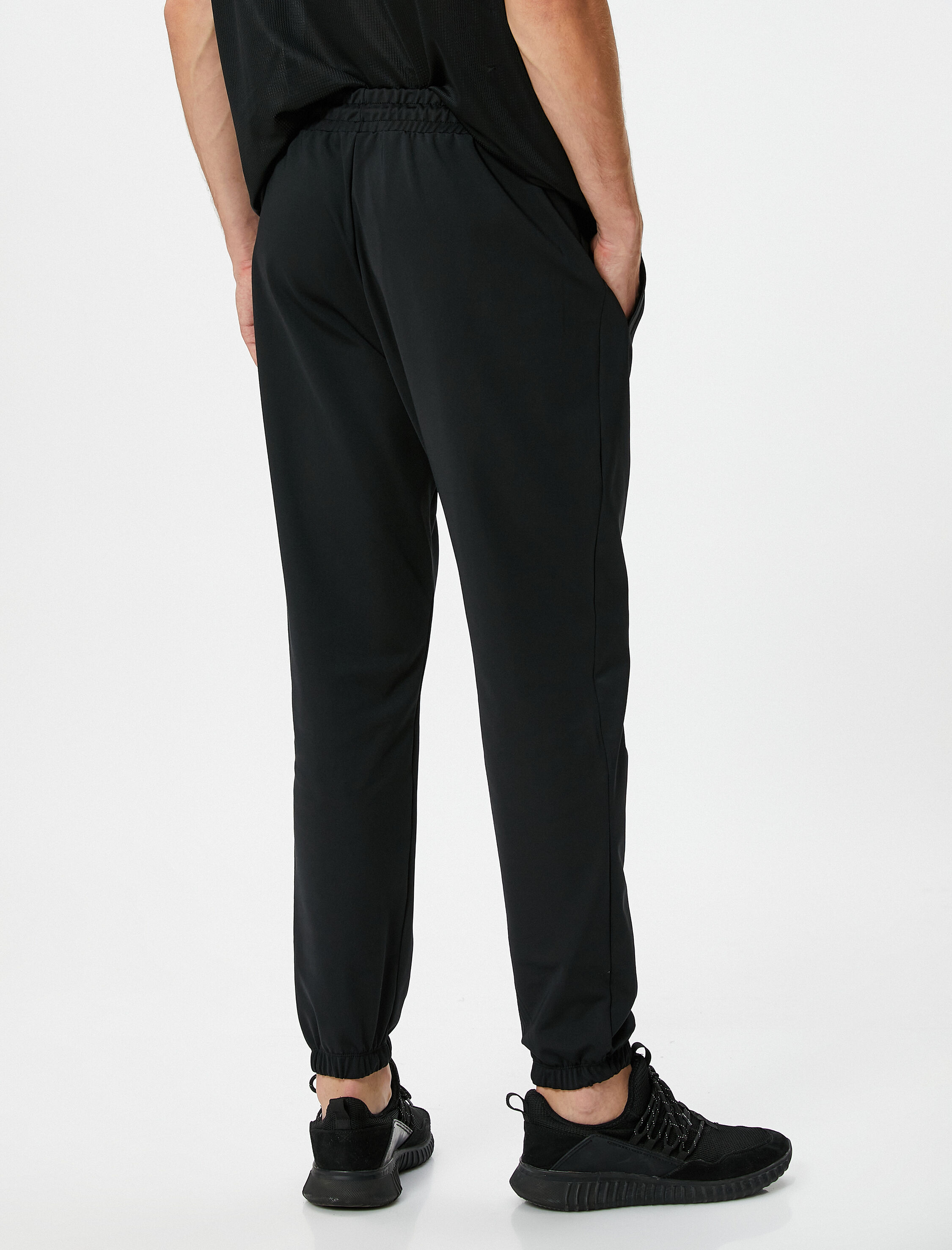   Jogger Eşofman Altı Beli Bağcıklı Cep Detaylı