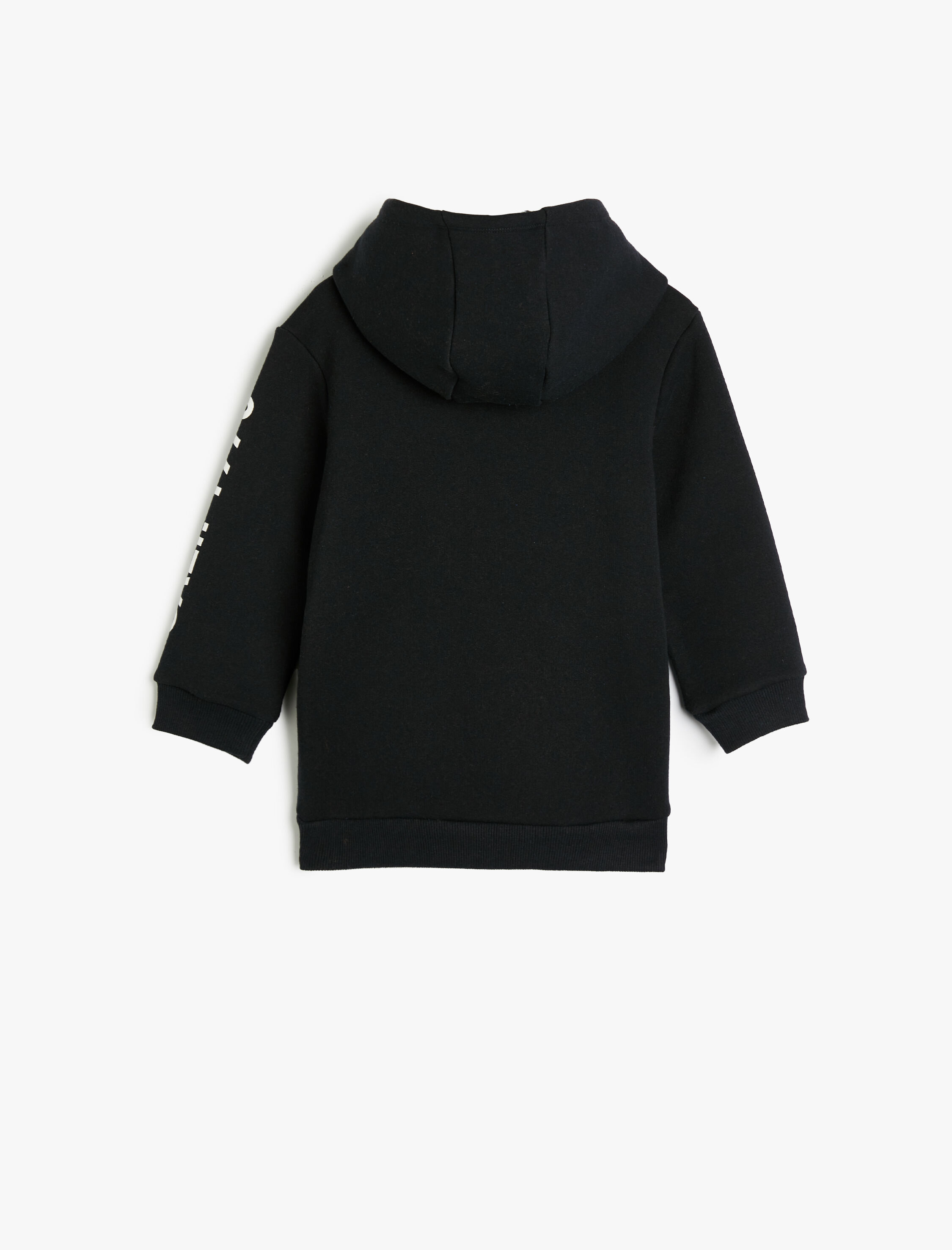  Erkek Çocuk Kapşonlu Sweatshirt Şehir Temalı Baskı Detaylı Uzun Kollu