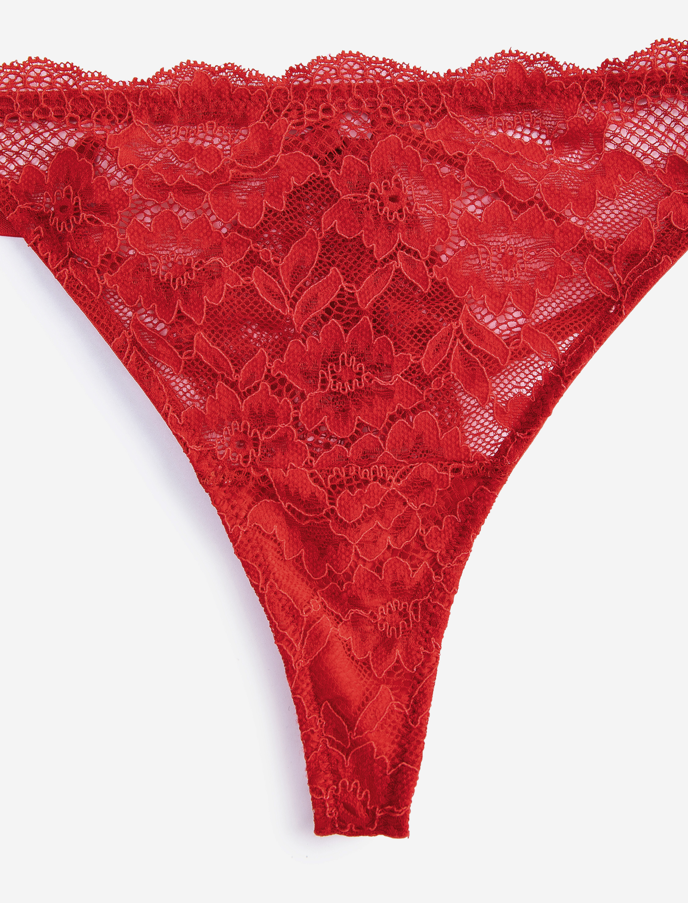   Dantelli String Külot Çiçekli