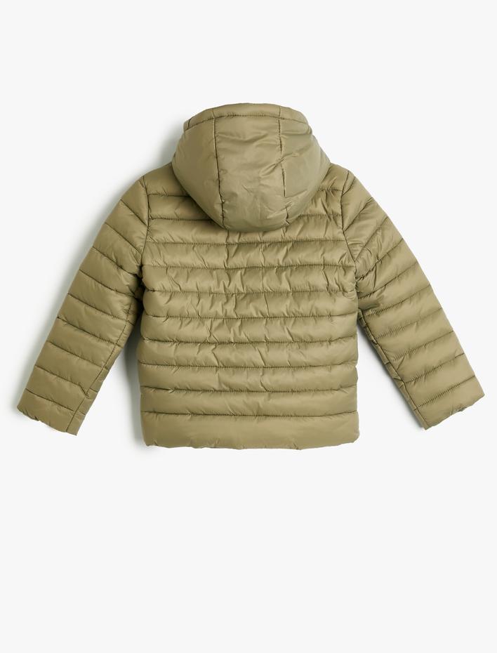 Erkek Çocuk Mevsimlik Mont Kapşonlu Cepli