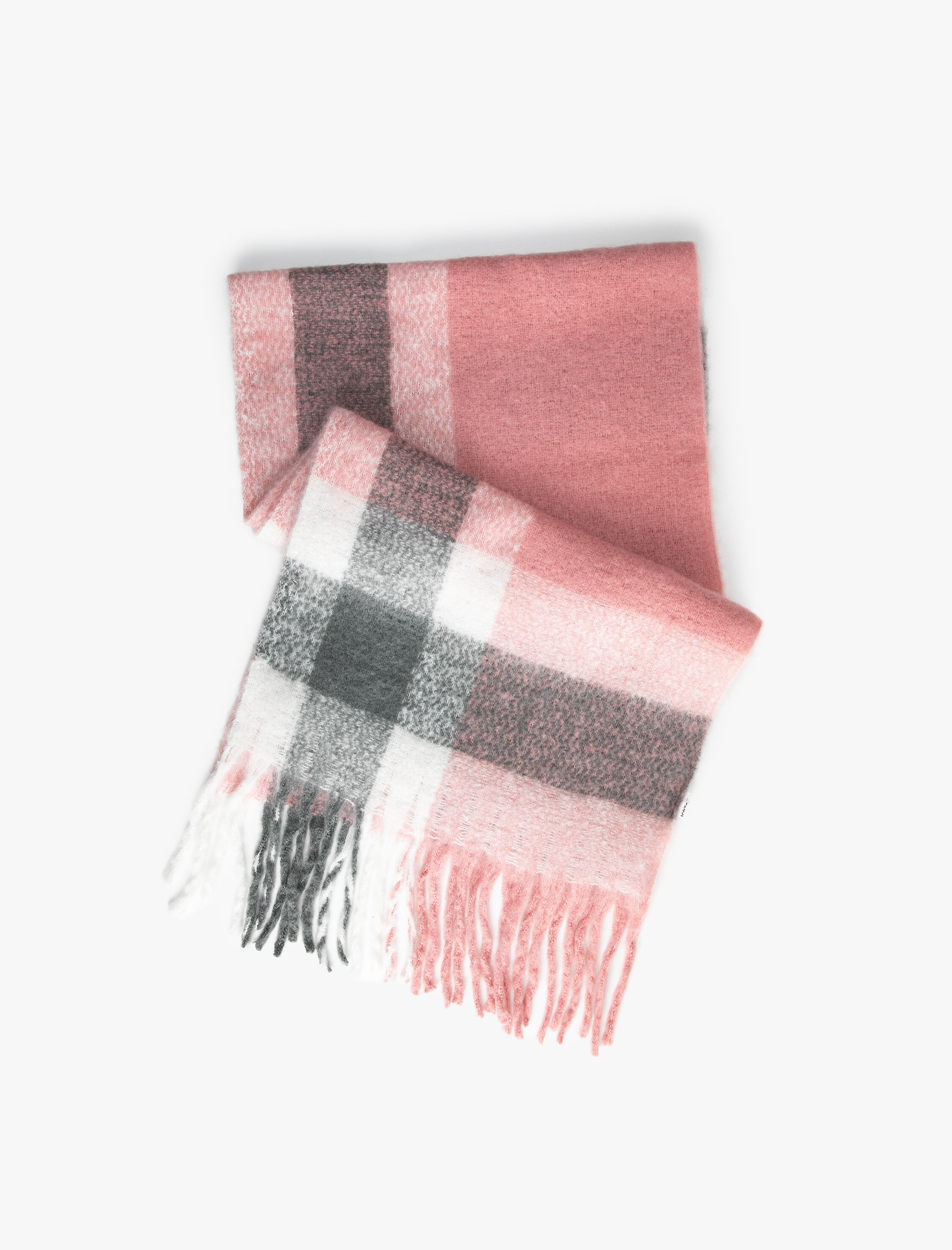  Kadın Uzun Atkı Yumuşak Dokulu Püsküllü