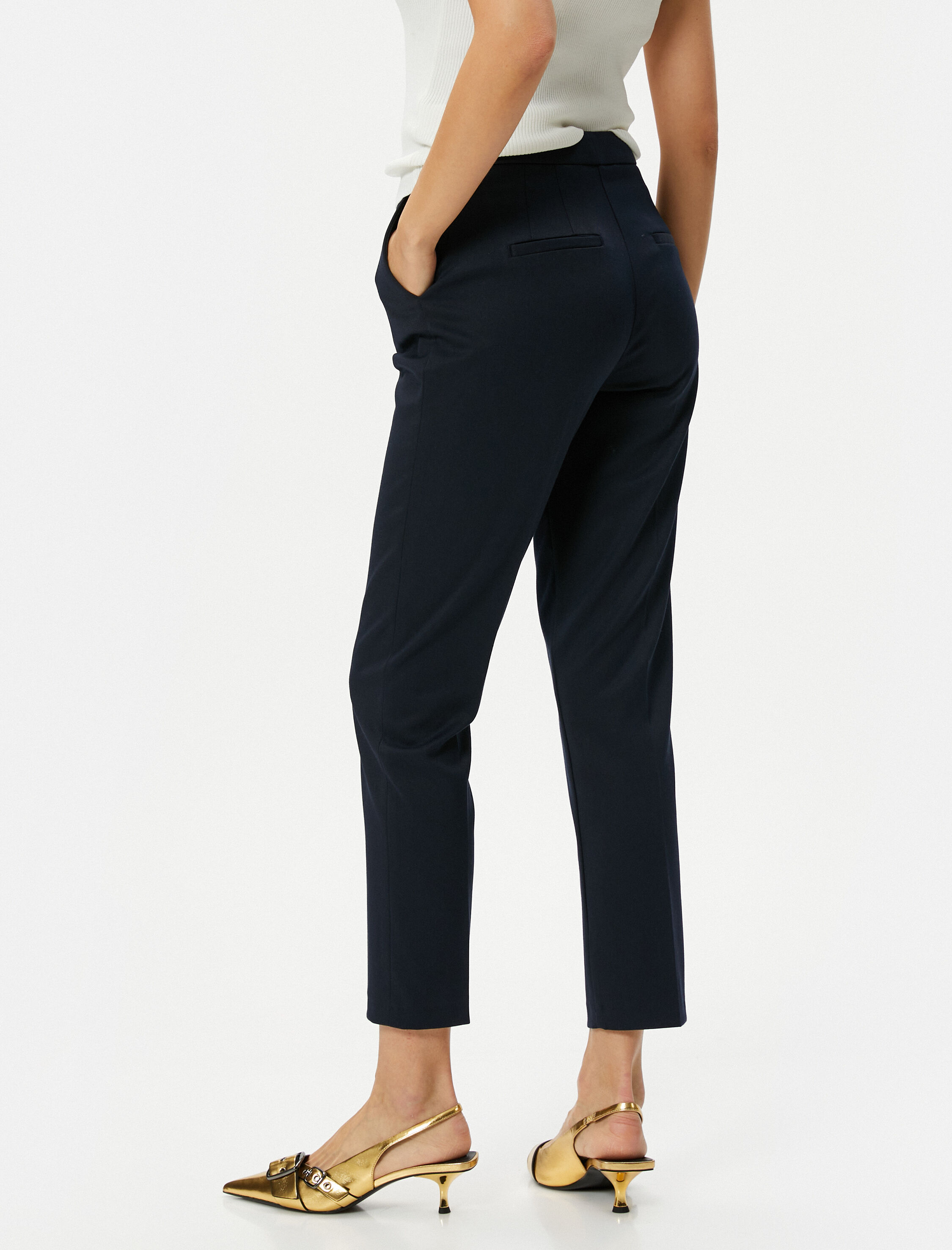   Cigarette Pantolon Cep Detaylı Klasik