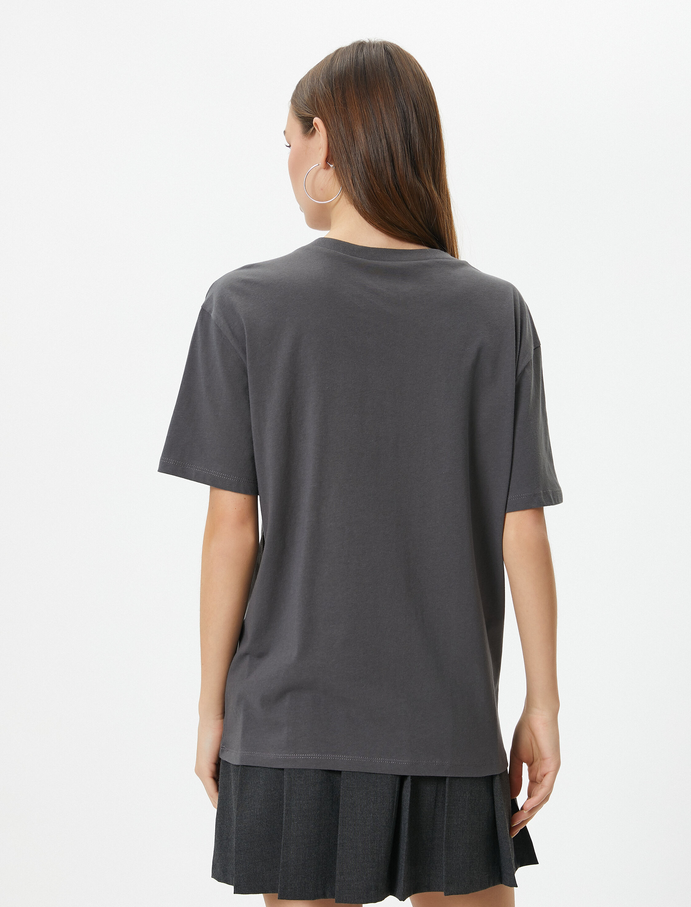   Kolej Tişört Kısa Kollu Bisiklet Yaka Pamuklu