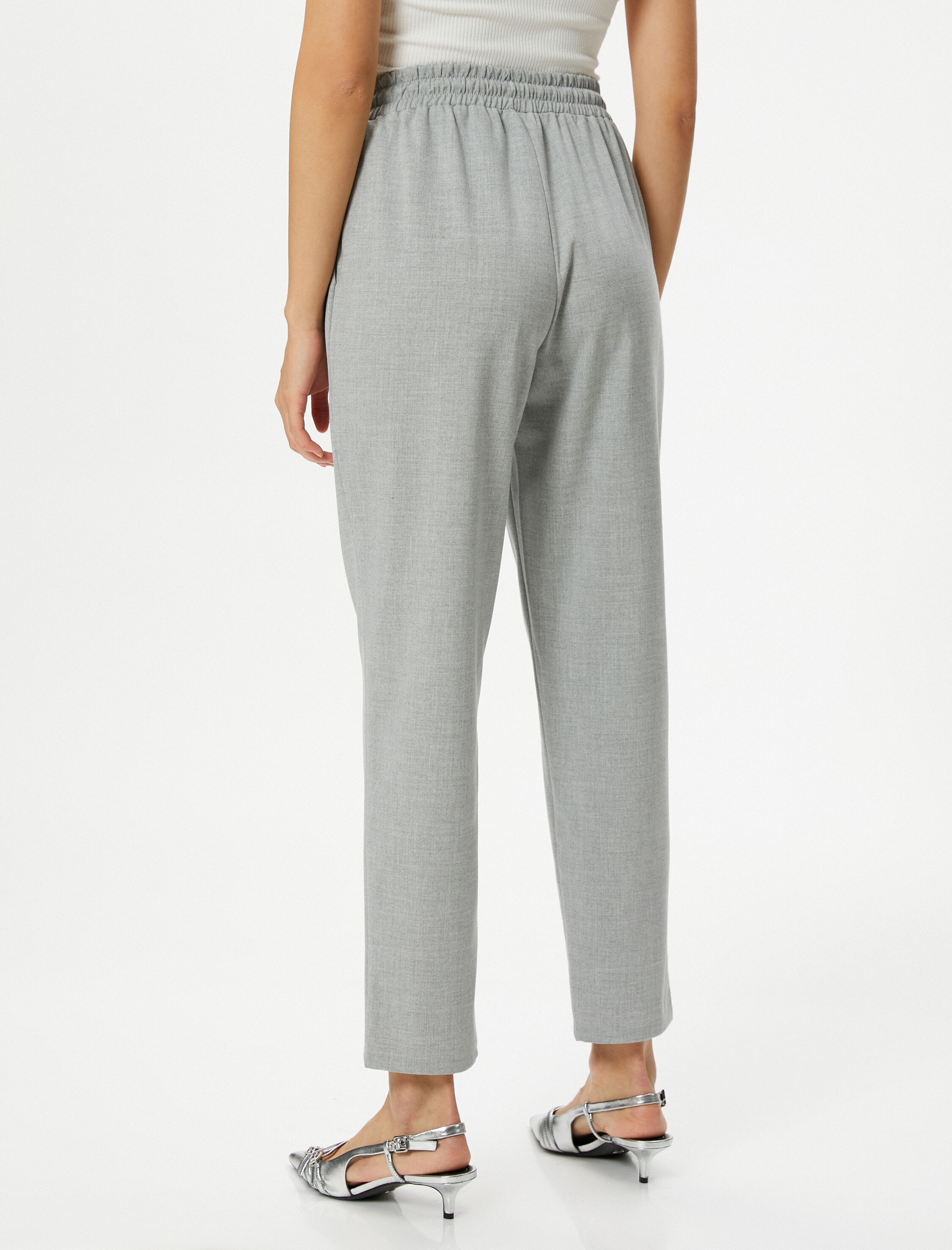   Beli Lastikli Jogger Pantolon Cep Detaylı