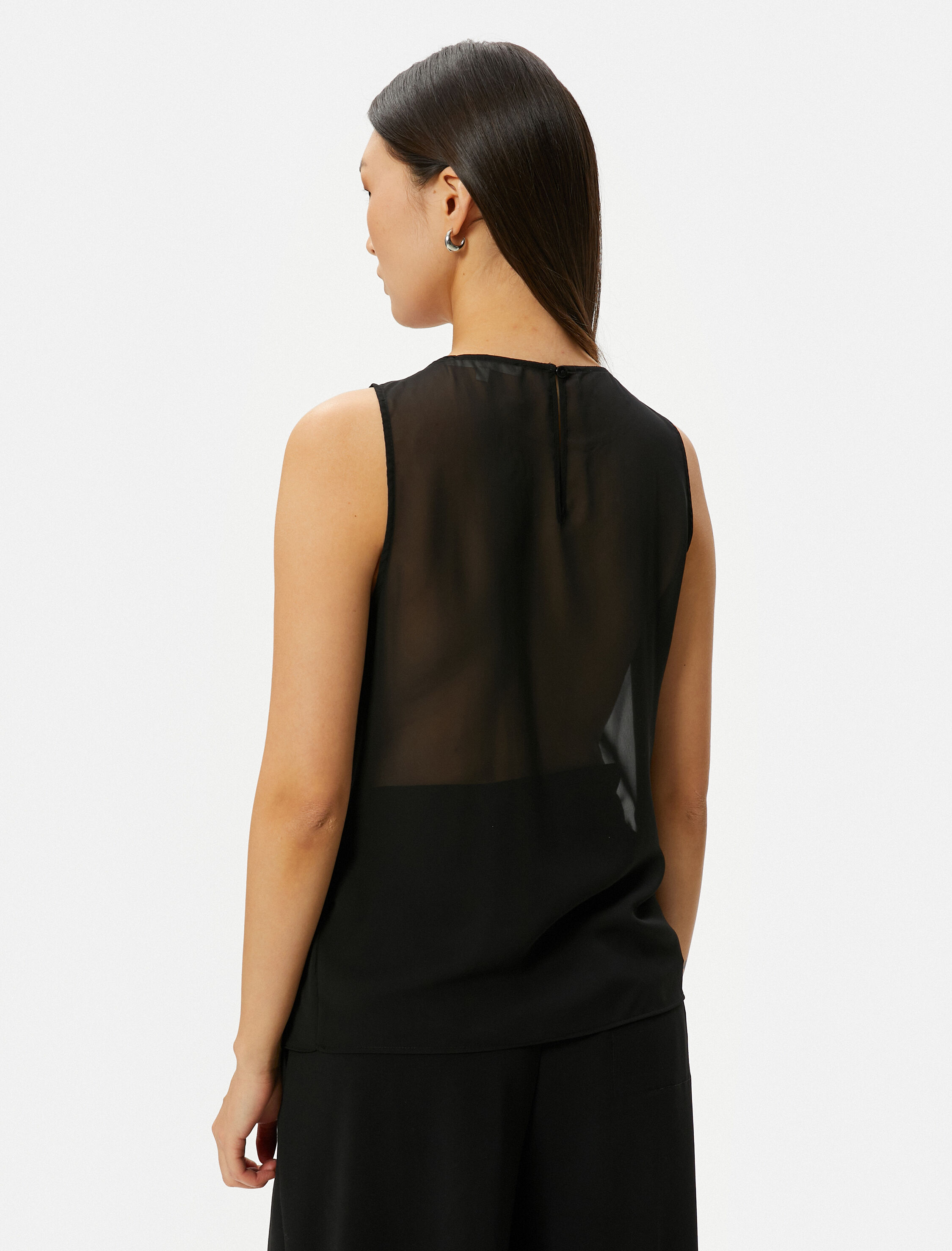   Kolsuz Bluz Asimetrik Kesim