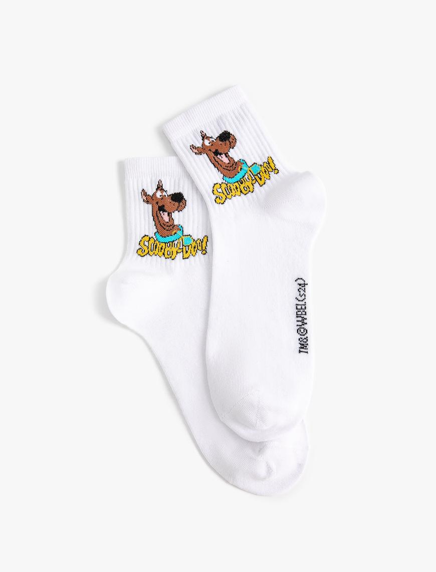  Erkek Scooby Doo Soket Çorap Lisanslı Desenli