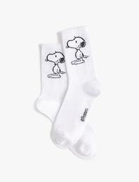 Snoopy Çorap Lisanslı Desenli