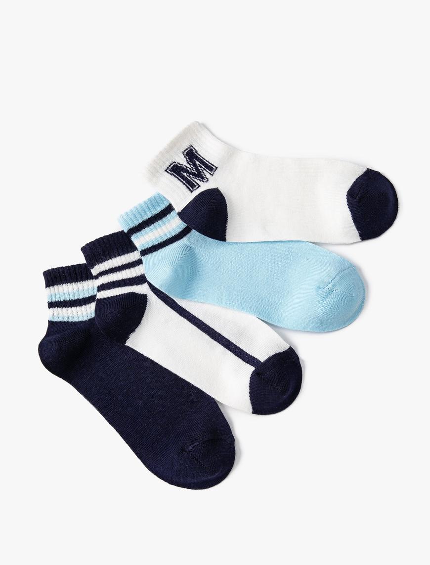  Erkek Çocuk 4’lü Çorap Seti Çok Renkli