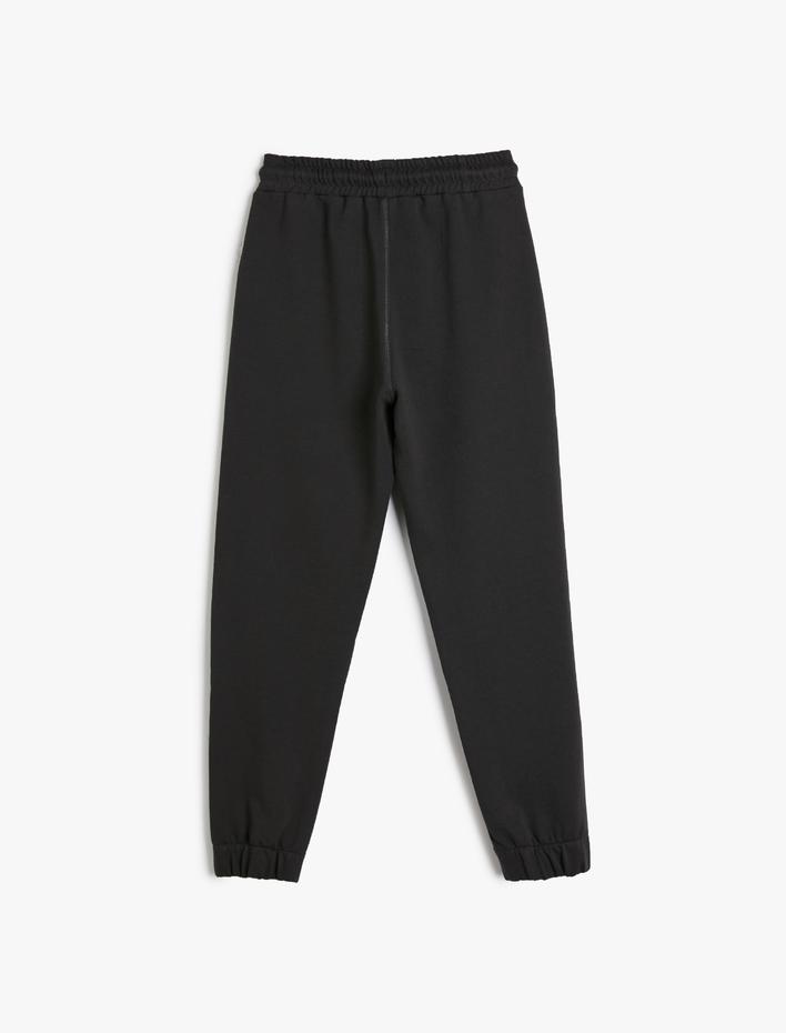 Erkek Çocuk Jogger Eşofman Altı Cepli Beli Bağlamalı Şardonlu Pamuklu