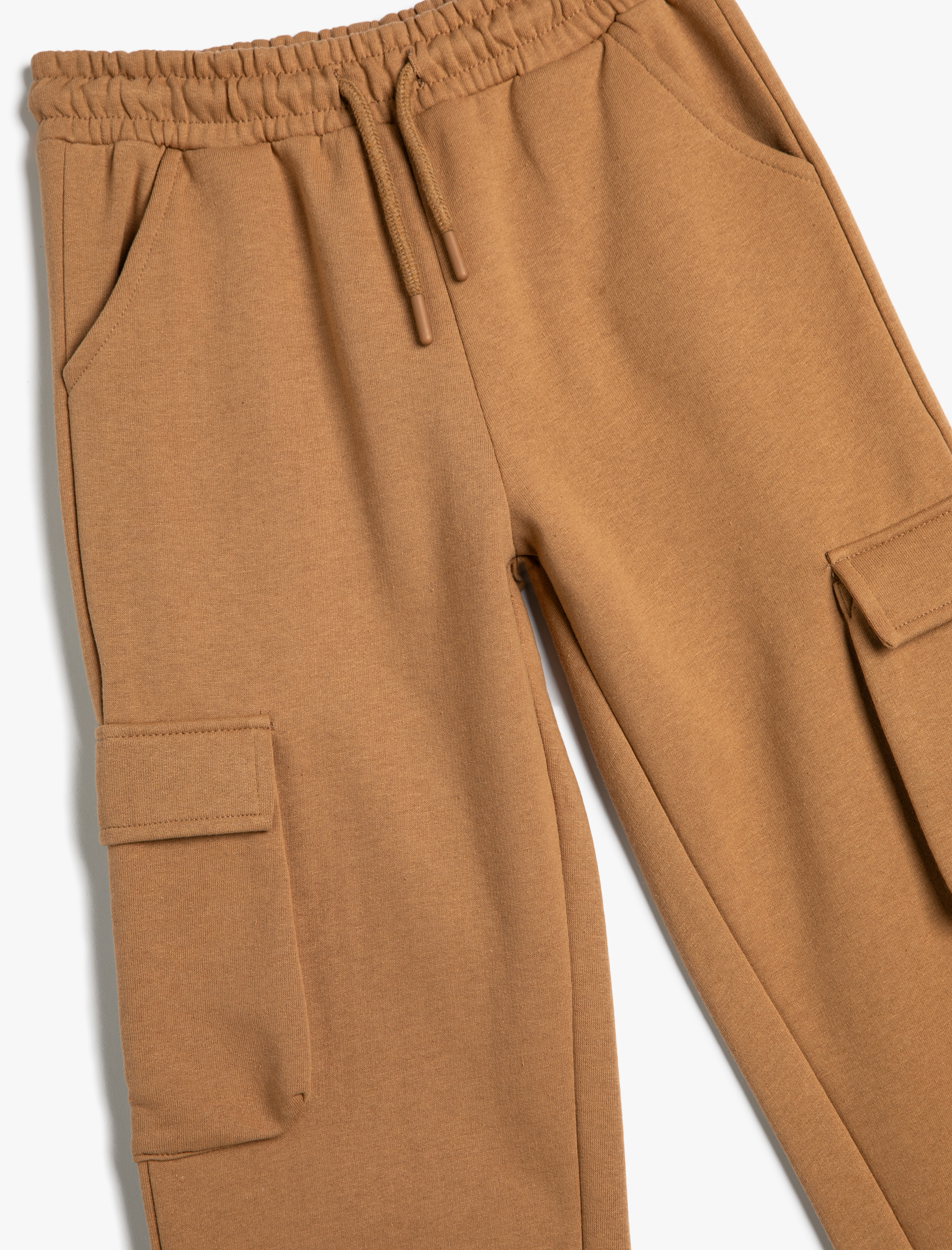  Erkek Çocuk Basic Kargo Eşofman Altı Kapaklı Cep Detaylı Beli Bağlamalı