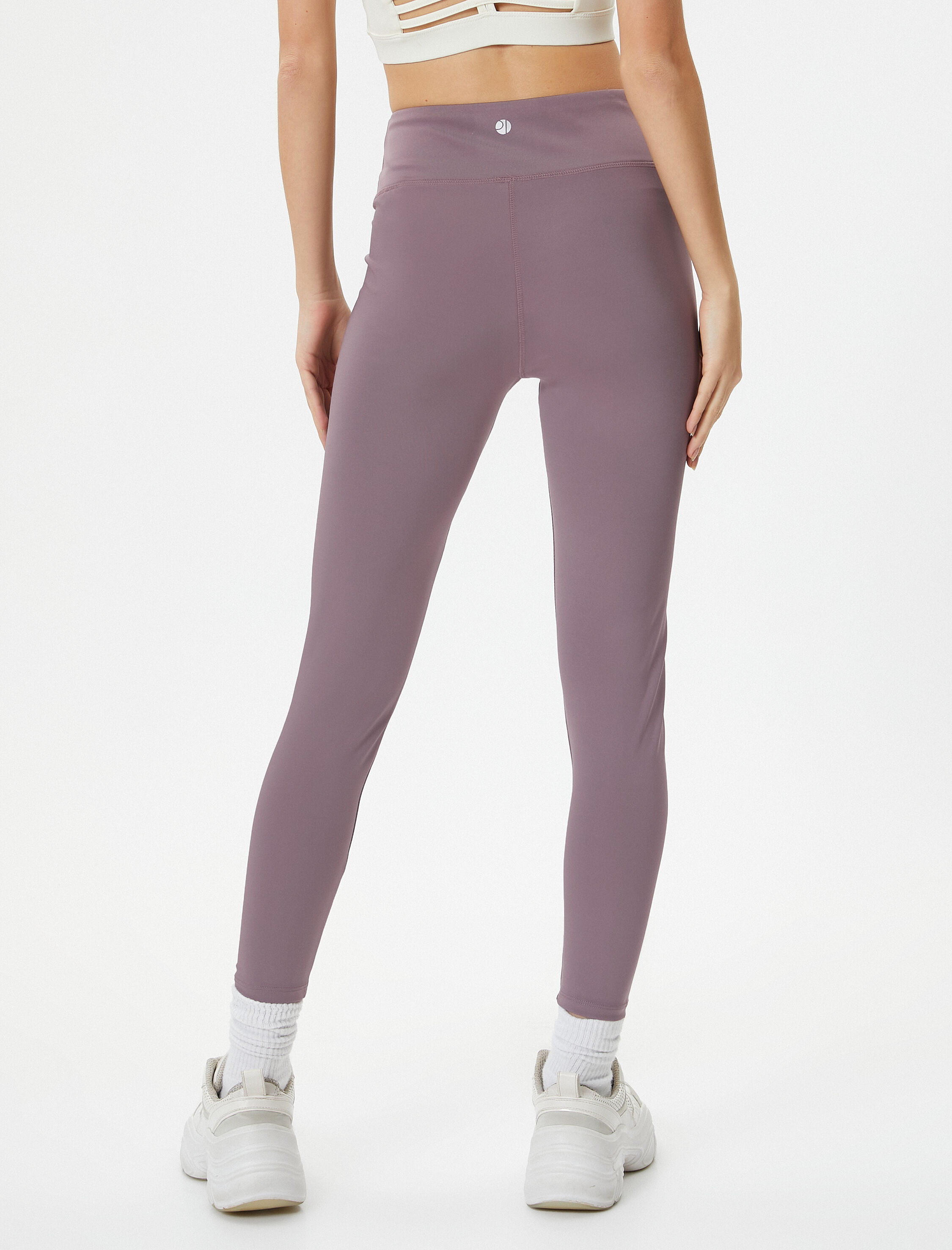   Ekstra Yüksek Bel Spor Tayt Baskı Detaylı Dar Kalıp