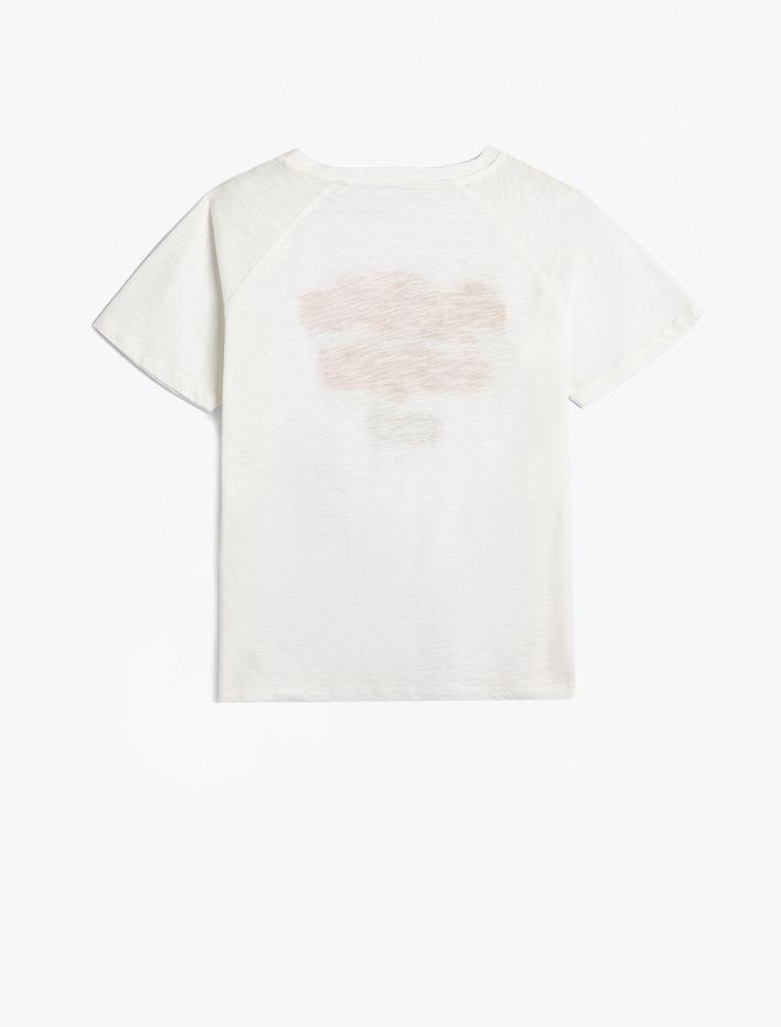 Erkek Çocuk Tişört Kısa Kollu Bisiklet Yaka Pamuklu