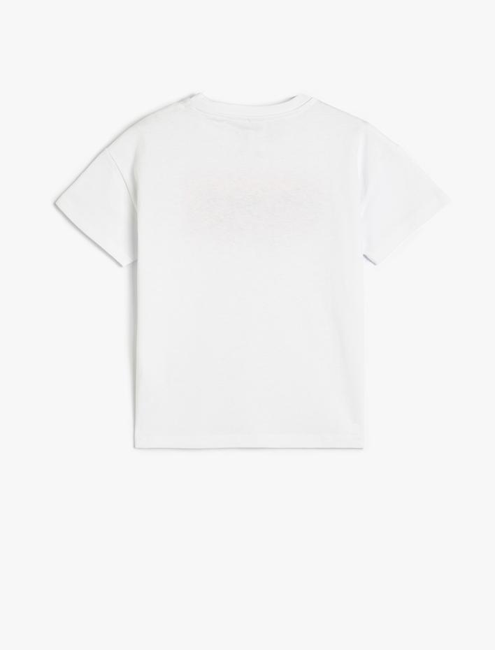 Erkek Çocuk Tişört Atatürk Pul-Payet İşlemli Kısa Kollu Pamuklu