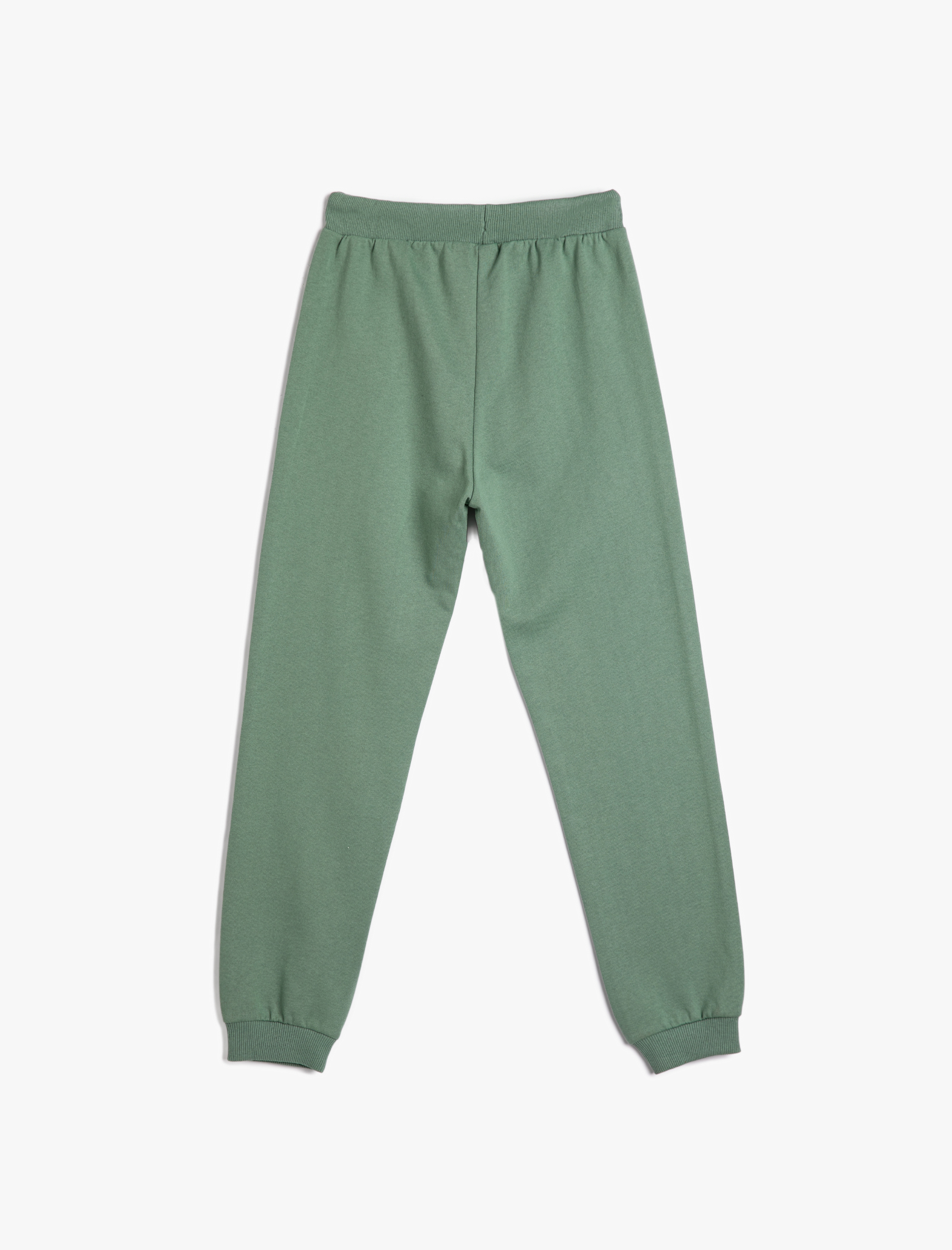  Erkek Çocuk Jogger Eşofman Altı Beli Bağcıklı Paçası Lastikli Şardonlu
