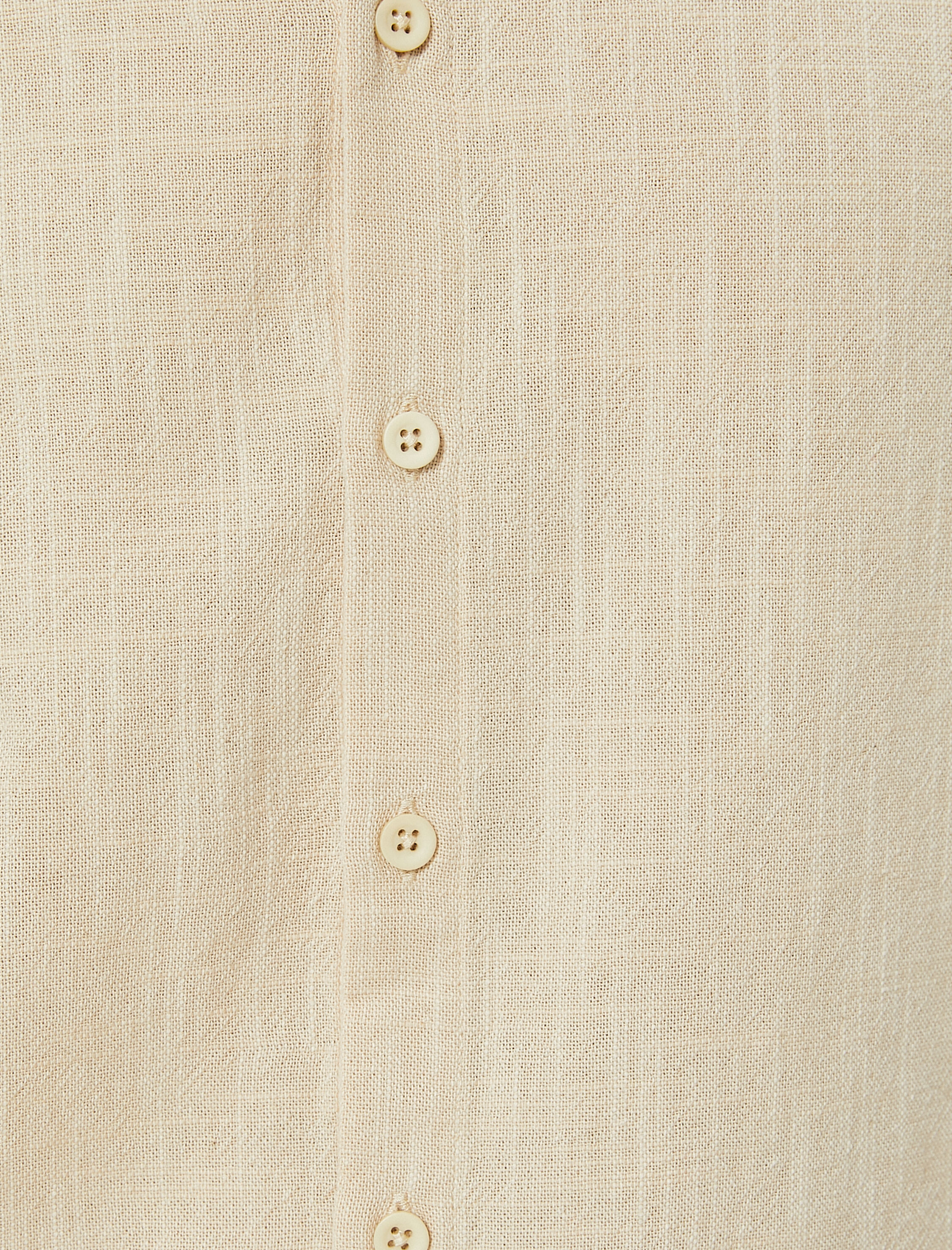   Basic Gömlek Klasik Yaka Düğmeli Uzun Kollu Pamuklu Regular Fit