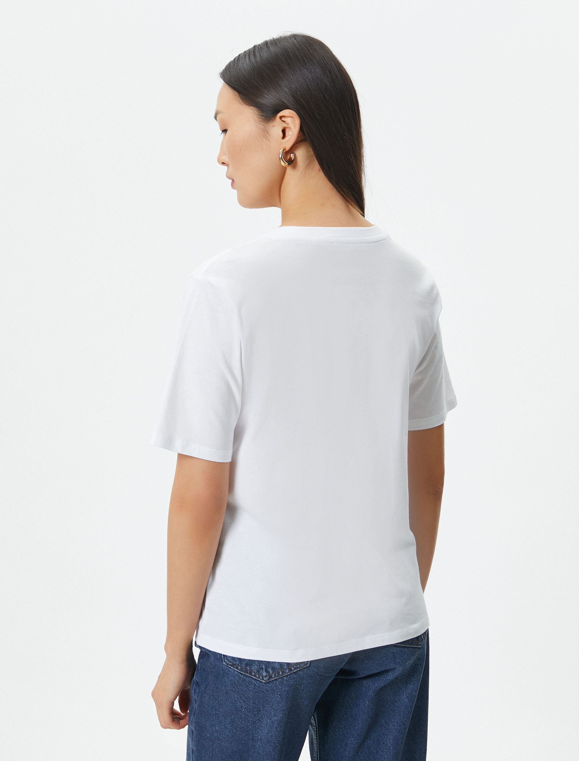   Basic Tişört Kısa Kollu Pamuklu