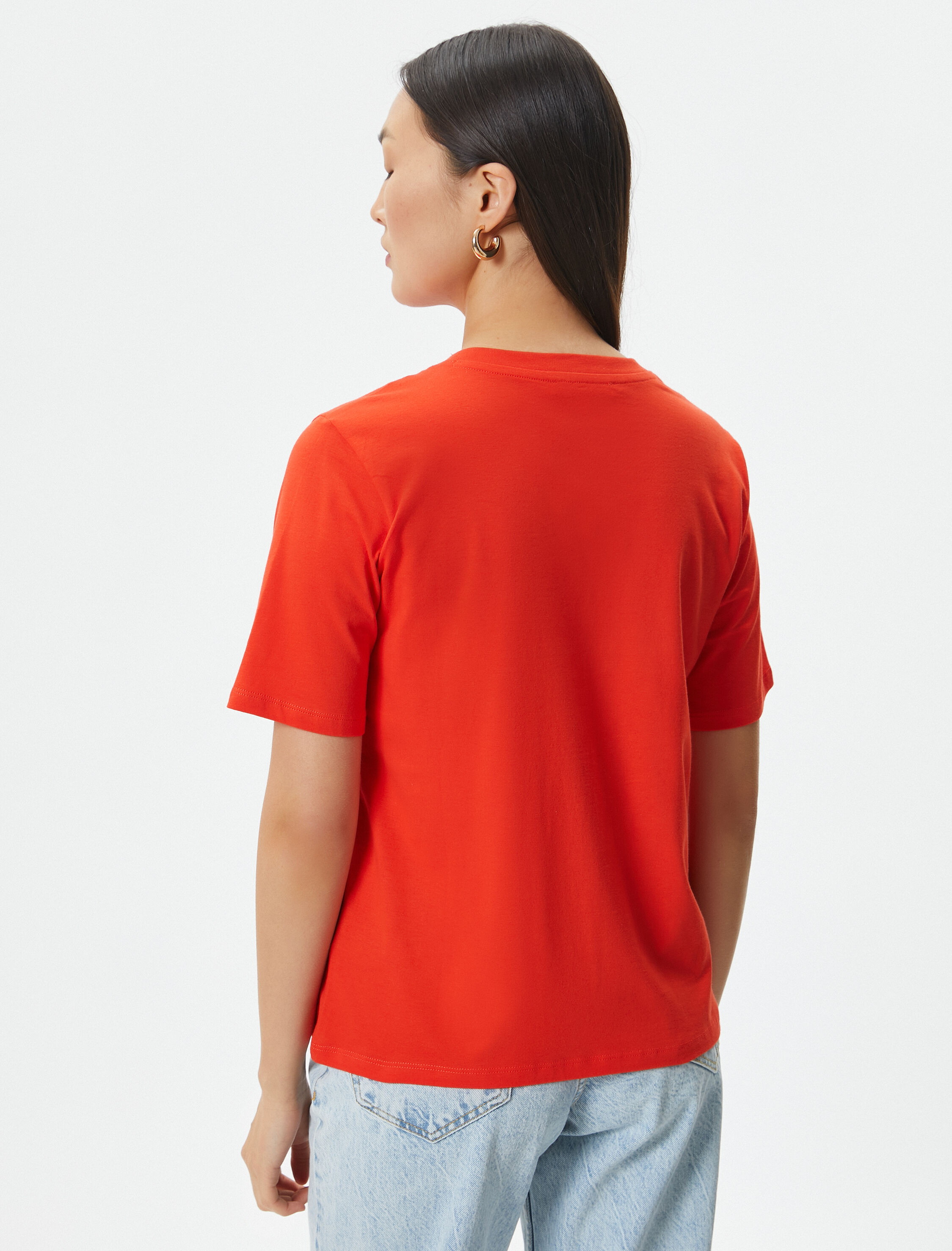   Basic Tişört Kısa Kollu Pamuklu