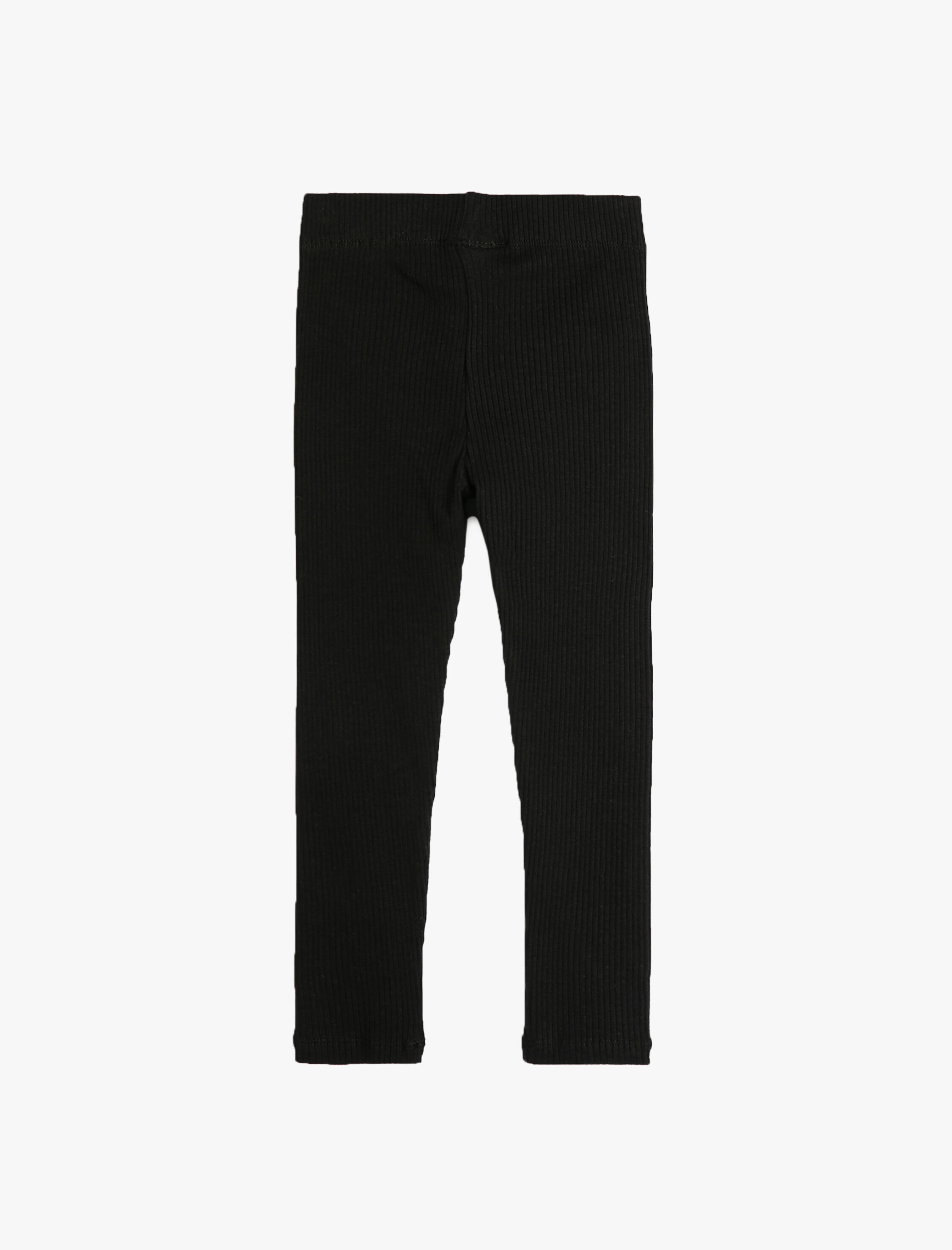  Kız Çocuk Fitilli Tayt Pamuklu Standart Bel Dar Kalıp