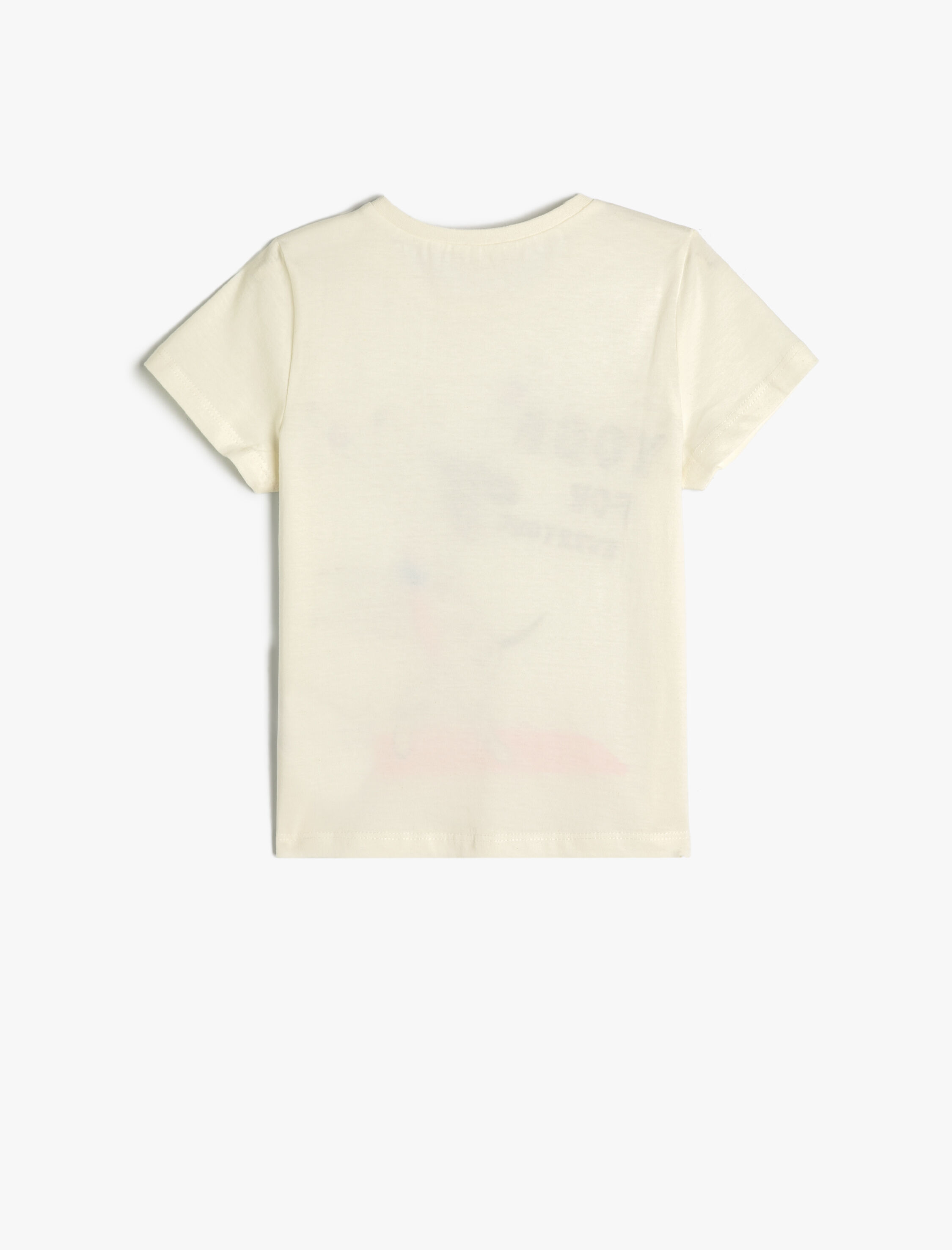  Kız Çocuk Tişört Yoga Temalı Köpek Baskılı Kısa Kollu Bisiklet Yaka Pamuklu