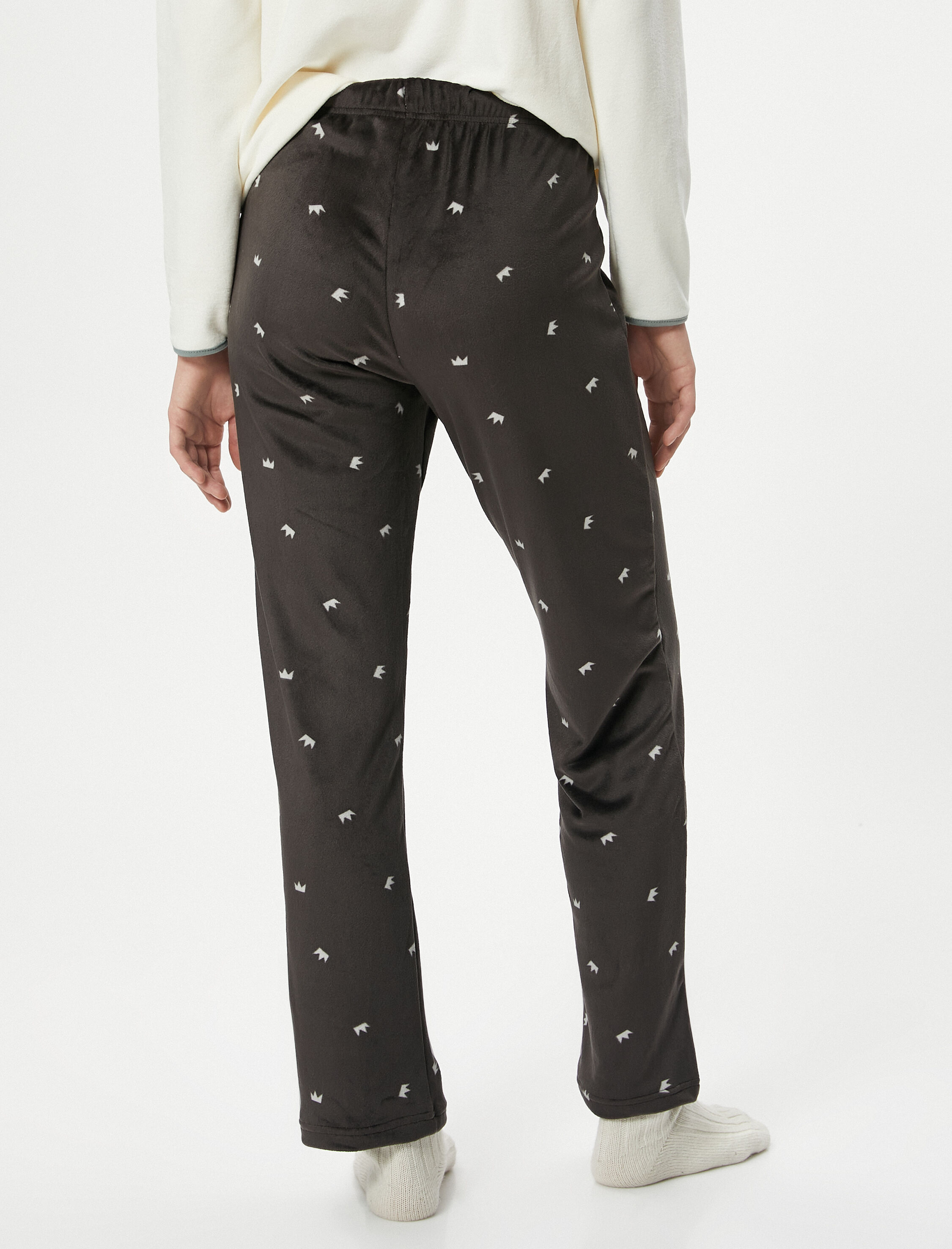   Polar Pijama Altı Beli Bağcıklı