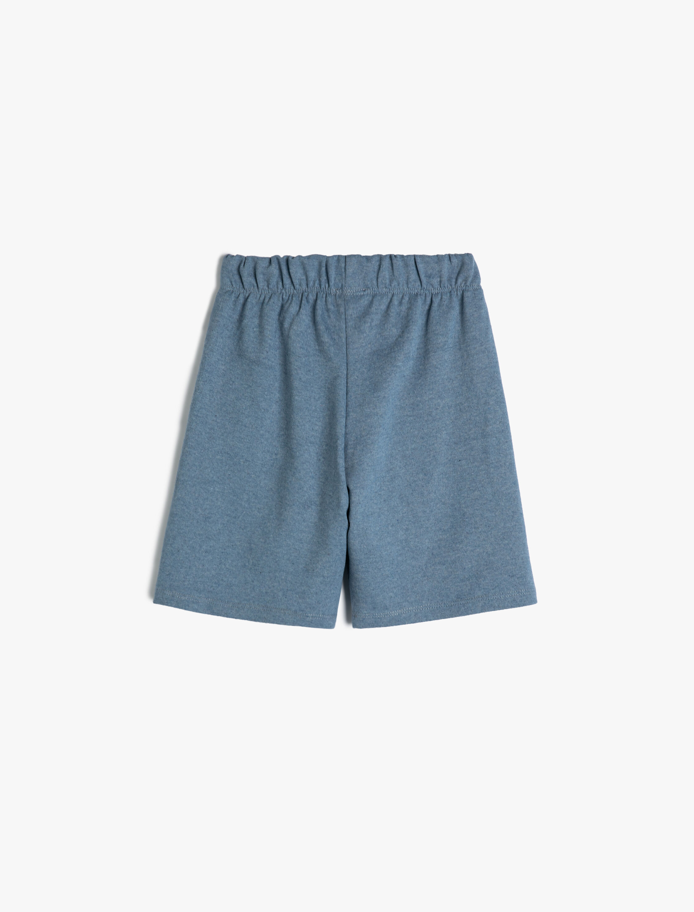  Erkek Çocuk Basic Şort Baskı Detaylı Beli Bağlamalı Pamuk Karışımlı