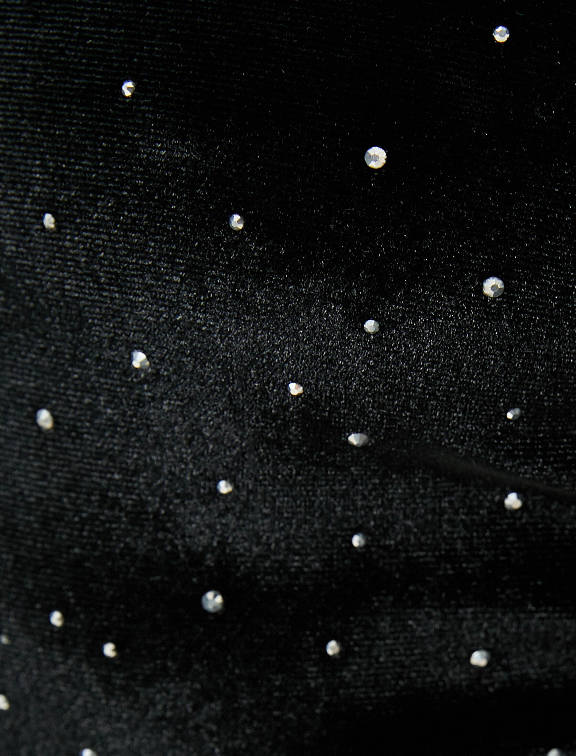   Taşlı Kadife Elbise Tek Omuz Mini Boy Asimetrik Yaka Uzun Kollu Slim Fit