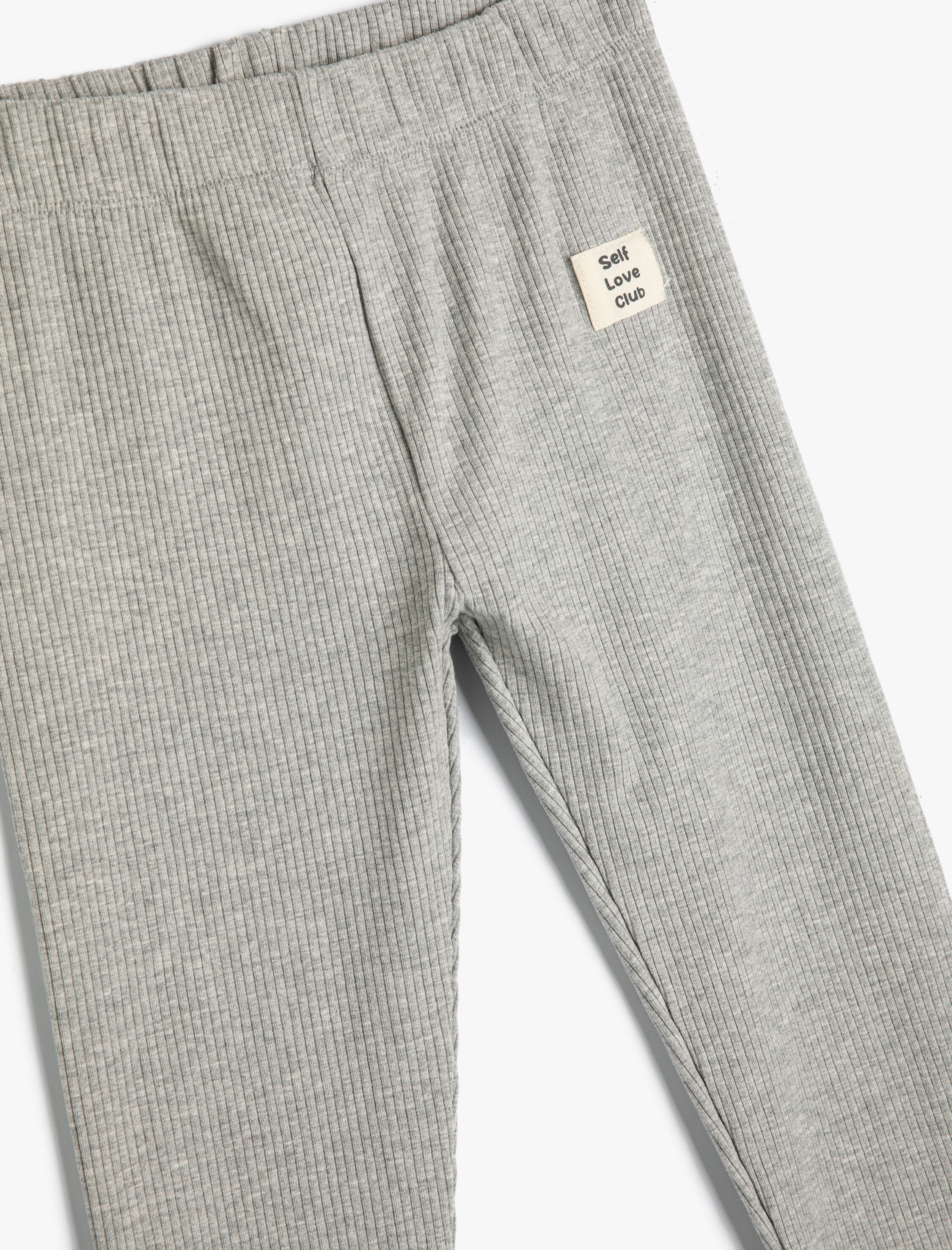  Kız Çocuk Fitilli Tayt Pamuklu Standart Bel Dar Kalıp