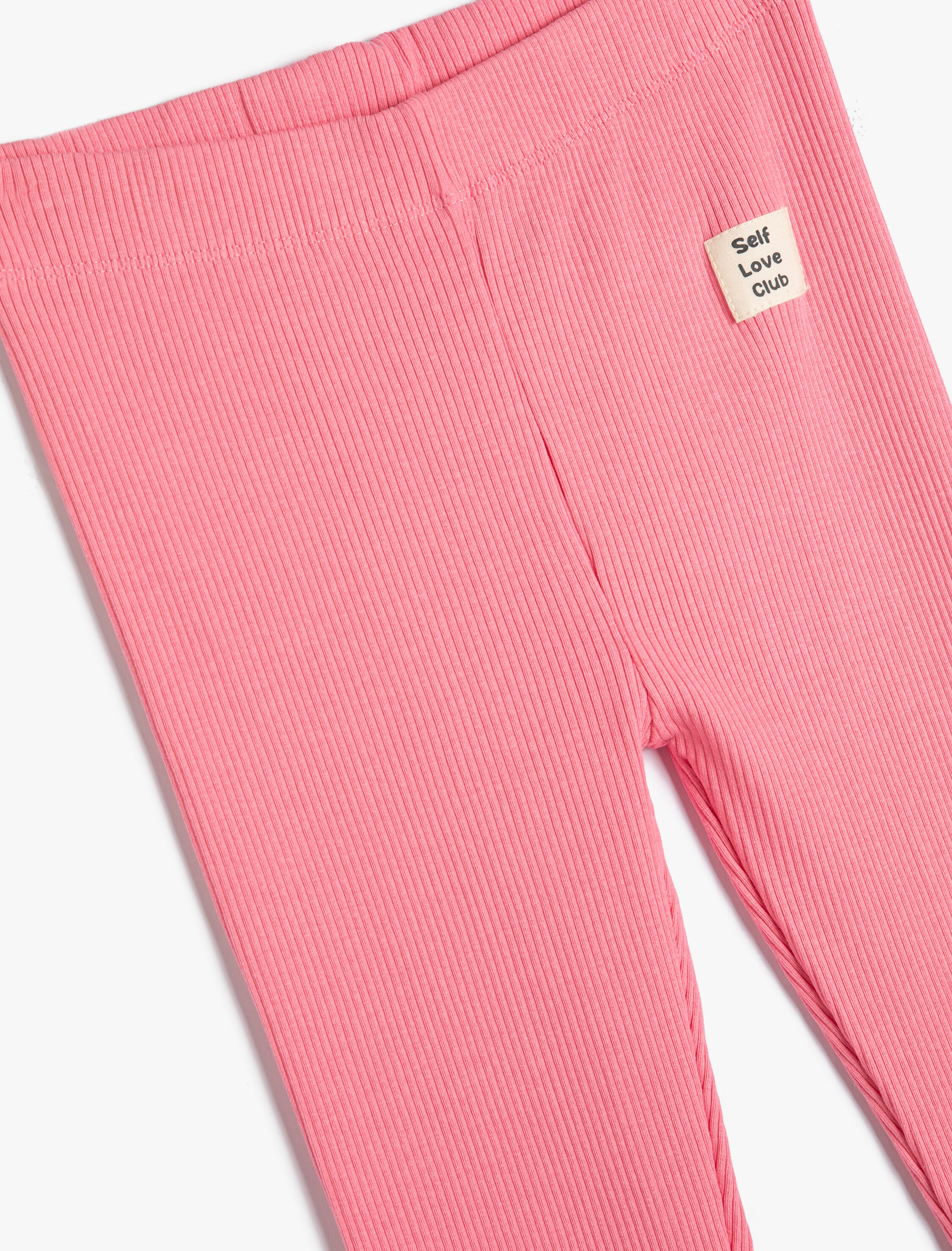  Kız Çocuk Fitilli Tayt Pamuklu Standart Bel Dar Kalıp