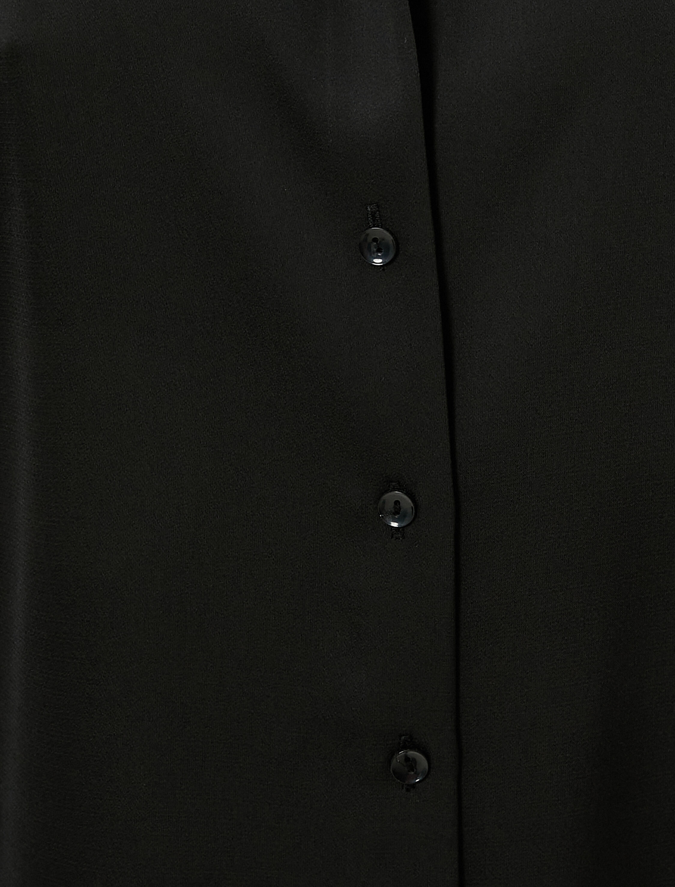   Saten Gömlek Düğmeli Manşet Yaka Regular Fit