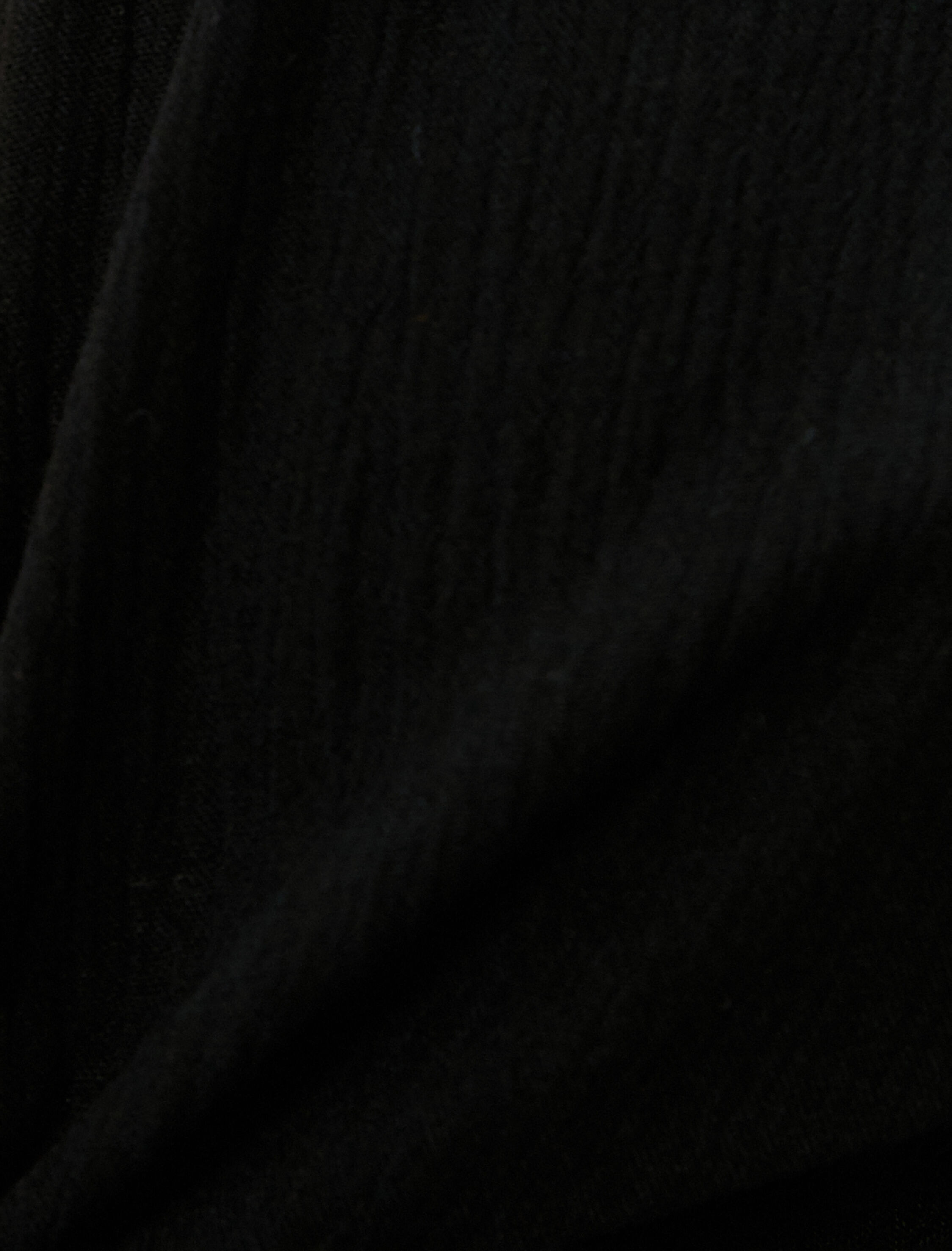   Crop Bluz Önden Bağlamalı Balon Kollu