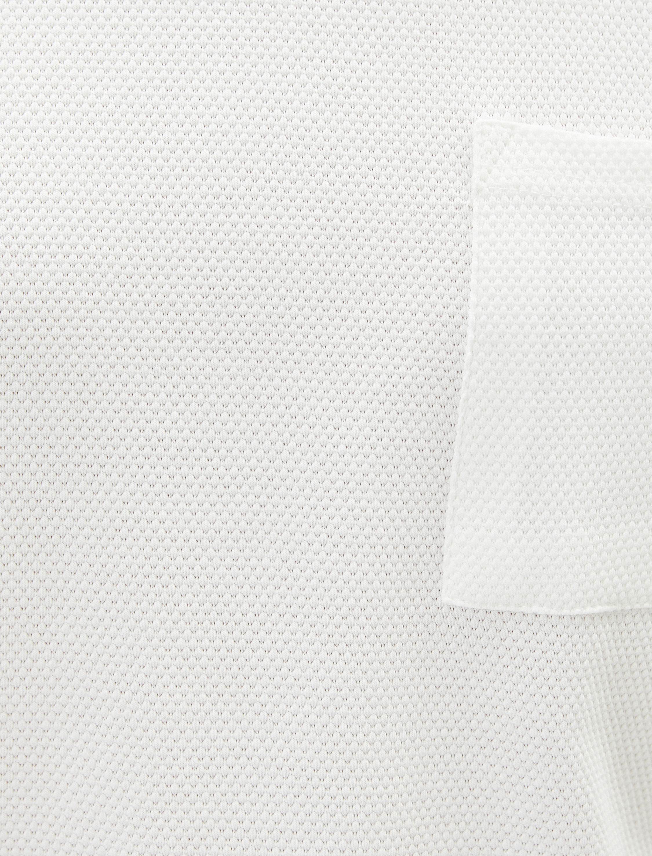   Basic Tişört Cep Detaylı Bisiklet Yaka Kısa Kollu Dokulu